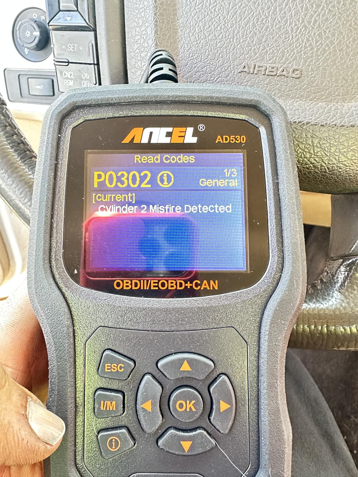 ANCEL AD530 OBD2 Scanner - Upgraded AD310, Car Code Reader for Check Engine Light, Full OBDII Scan Tool for Read & Clear Fault Codes, Battery Test & Live Data, OBD II Diagnostic Scanner for 1996+ Cars customer photo 1