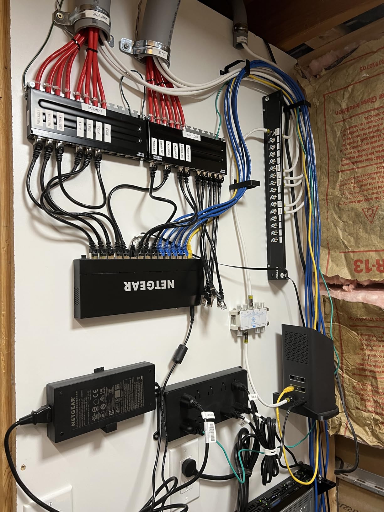 TRENDnet 12-Port Cat6A Shielded Patch Panel, 10G Ready, TC-P12C6AS | Cat5e,Cat6,Cat6A Compatible, Metal Housing, Color-Coded Labeling for T568A and T568B Wiring, Cable Management, Wall Mountable customer photo 2