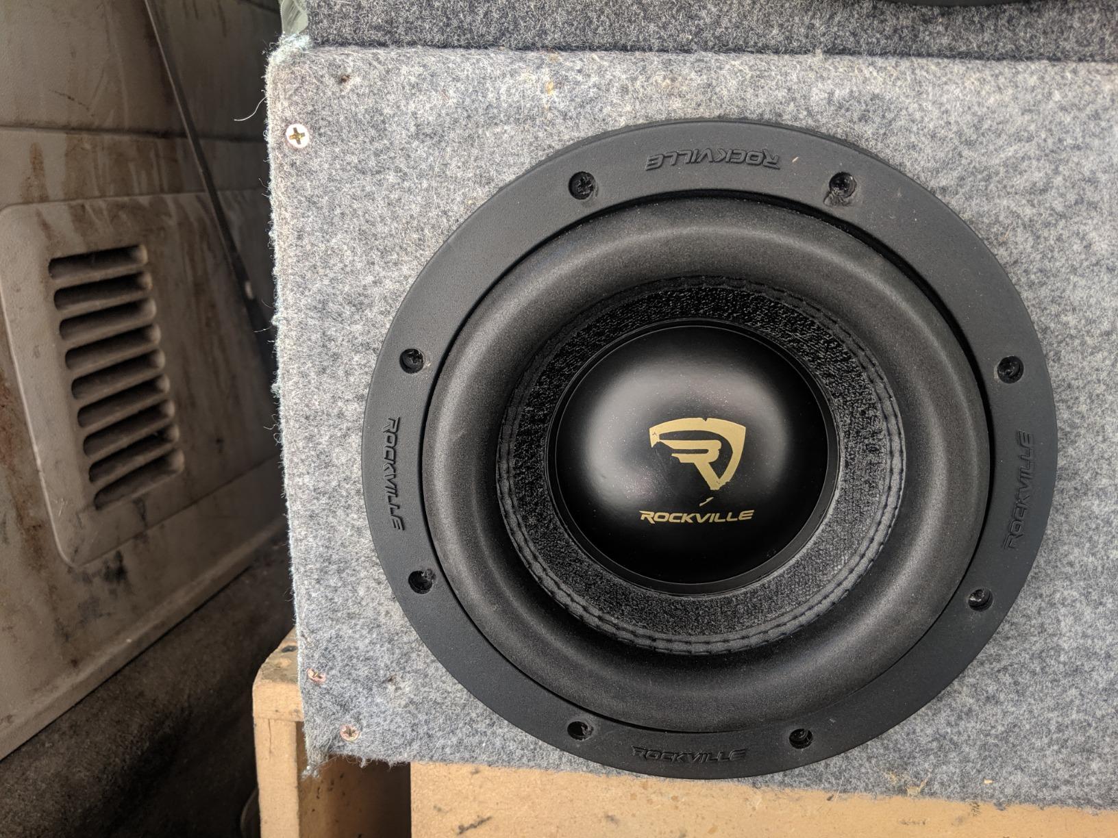 Rockville W8K9D4 2000W Peak 8-Inch Car Audio Subwoofer Dual 4-Ohm, High-Power Output, Durable Build, Deep Bass, for Car Audio Enthusiasts | CEA Rated, K9 Series, Cast Aluminum Basket, 122 Oz Double Stacked Magnet, Non-Pressed Paper Cone, Foam Surround, OFC Wire customer photo 2