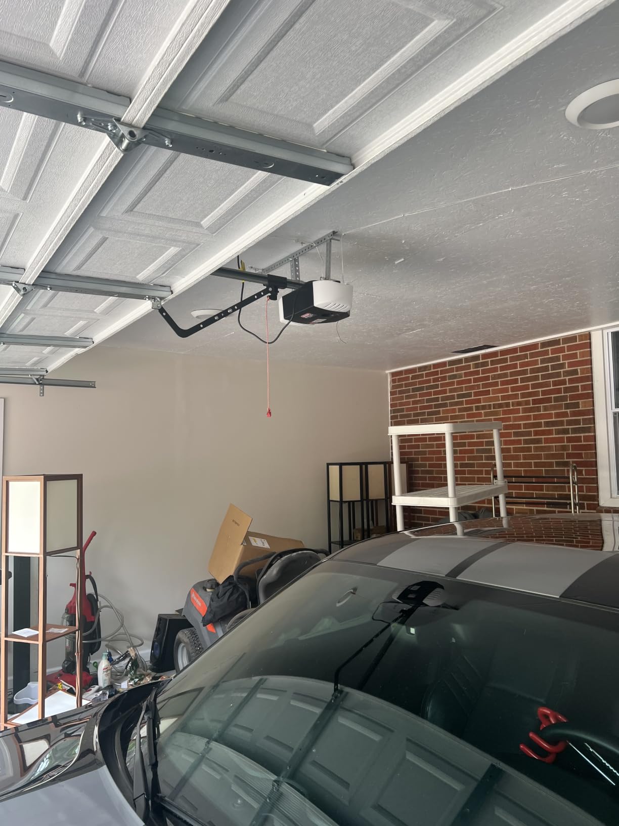 Genie StealthDrive Connect Smart Belt Drive Garage Door Opener, 7155-TKV, 1 1/4 HPc, Aladdin Connect Wi-Fi, Works with Alexa, Battery Backup, Wireless Keypad, 2 Remotes customer photo 1