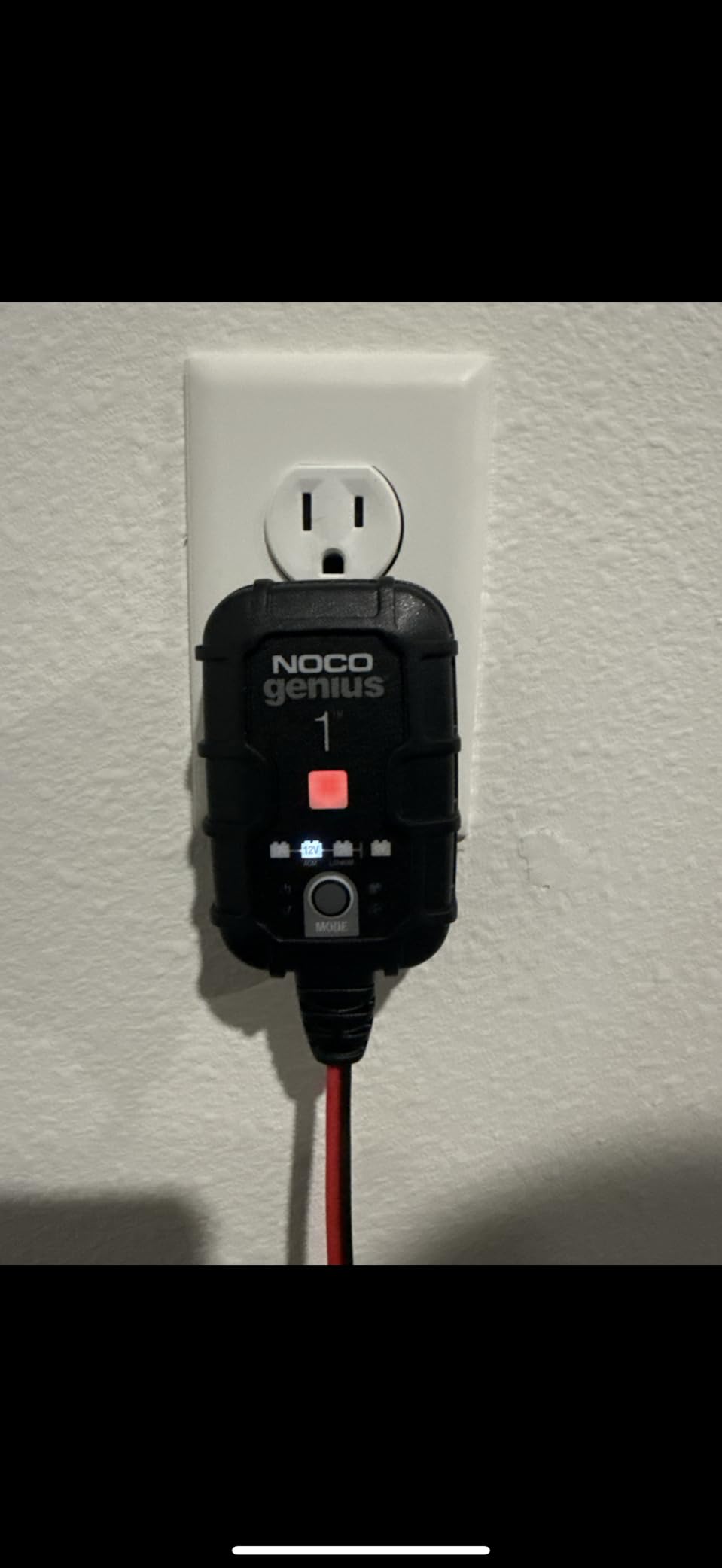 NOCO GENIUS1: 1A 6V/12V Smart Battery Charger - Automatic Maintainer, Trickle Charger & Desulfator with Overcharge Protection & Temperature Compensation - for Lead-Acid & Lithium Batteries customer photo 2