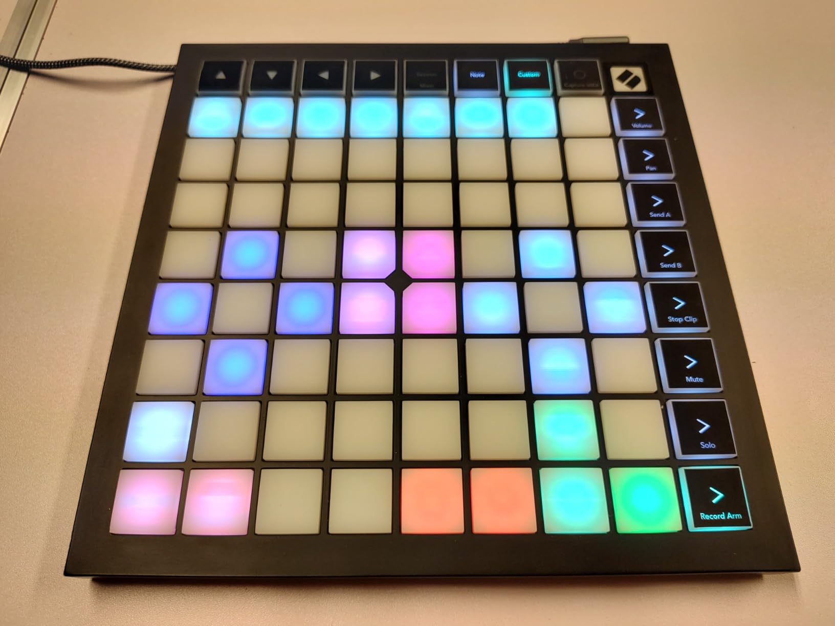 Novation Launchpad X MIDI USB Grid Controller | 64 RGB Velocity-Sensitive Pads, Mixer Controls, Note and Scale Modes customer photo 2