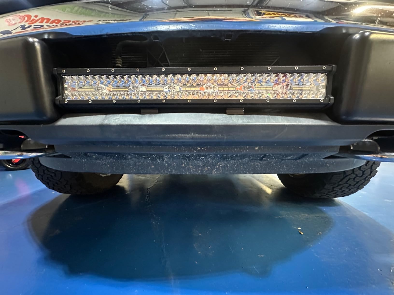 Nilight 20Inch 420W Triple Row Spot Flood Combo Led Light Bar Work Driving Lamp 2Pcs 4Inch 60W Cube LED Pods Lights for Trucks with Off-Road Wiring Harness Kit-3 Leads customer photo 2