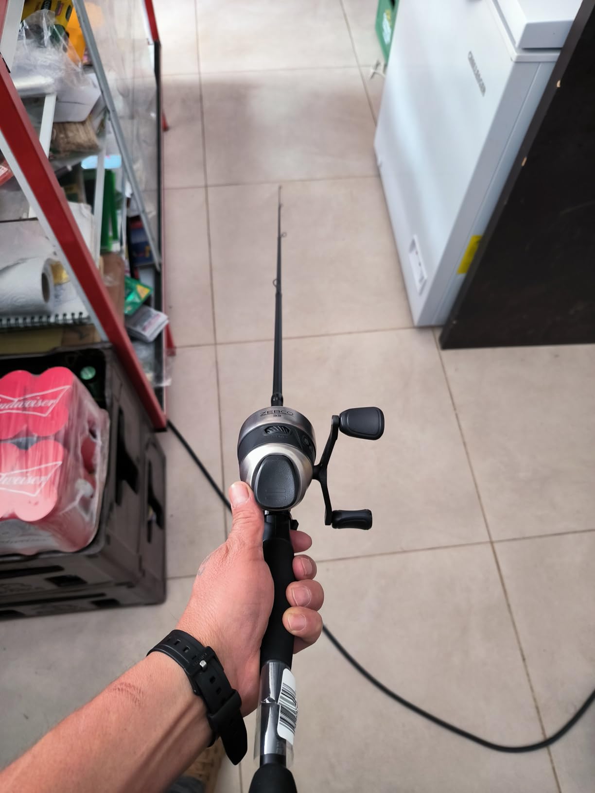 Zebco 33 Spinning Reel and Telescopic Fishing Rod Combo customer photo 2
