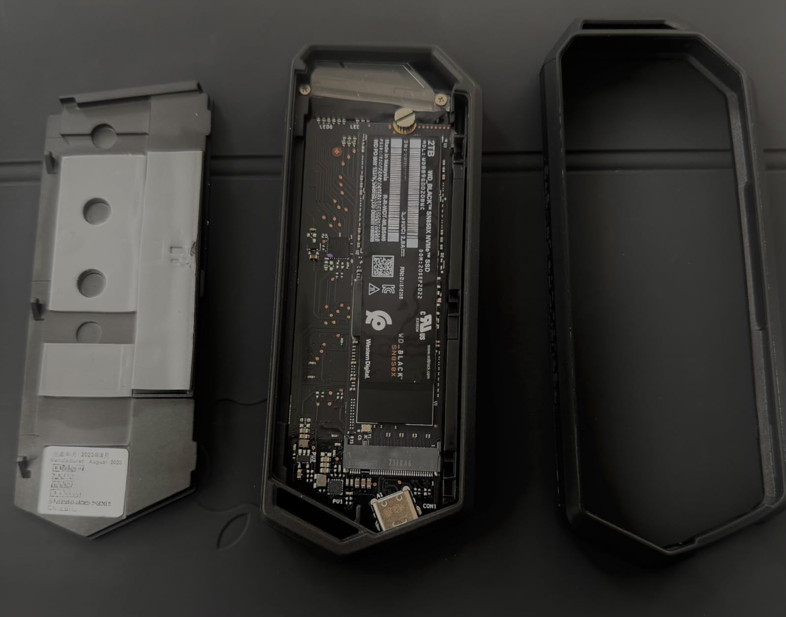 ASUS ROG Strix Arion Aluminum Alloy M.2 NVMe SSD Enclosure Case Adapter, USB 3.2 Gen 2 Type-C, 10Gbps customer photo 1