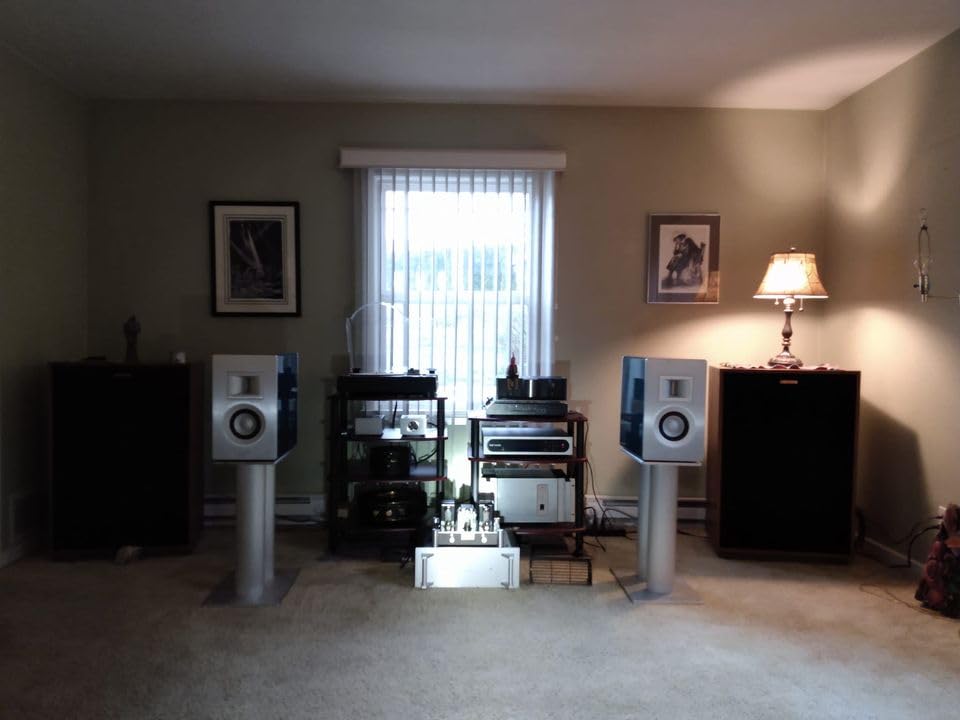 R8 KT88 x4 Tube Amplifier Hi-Fi Integrated Vacuum Tube Amp with Headphone Output KT88, EL34 Replaceable (Black) customer photo 1