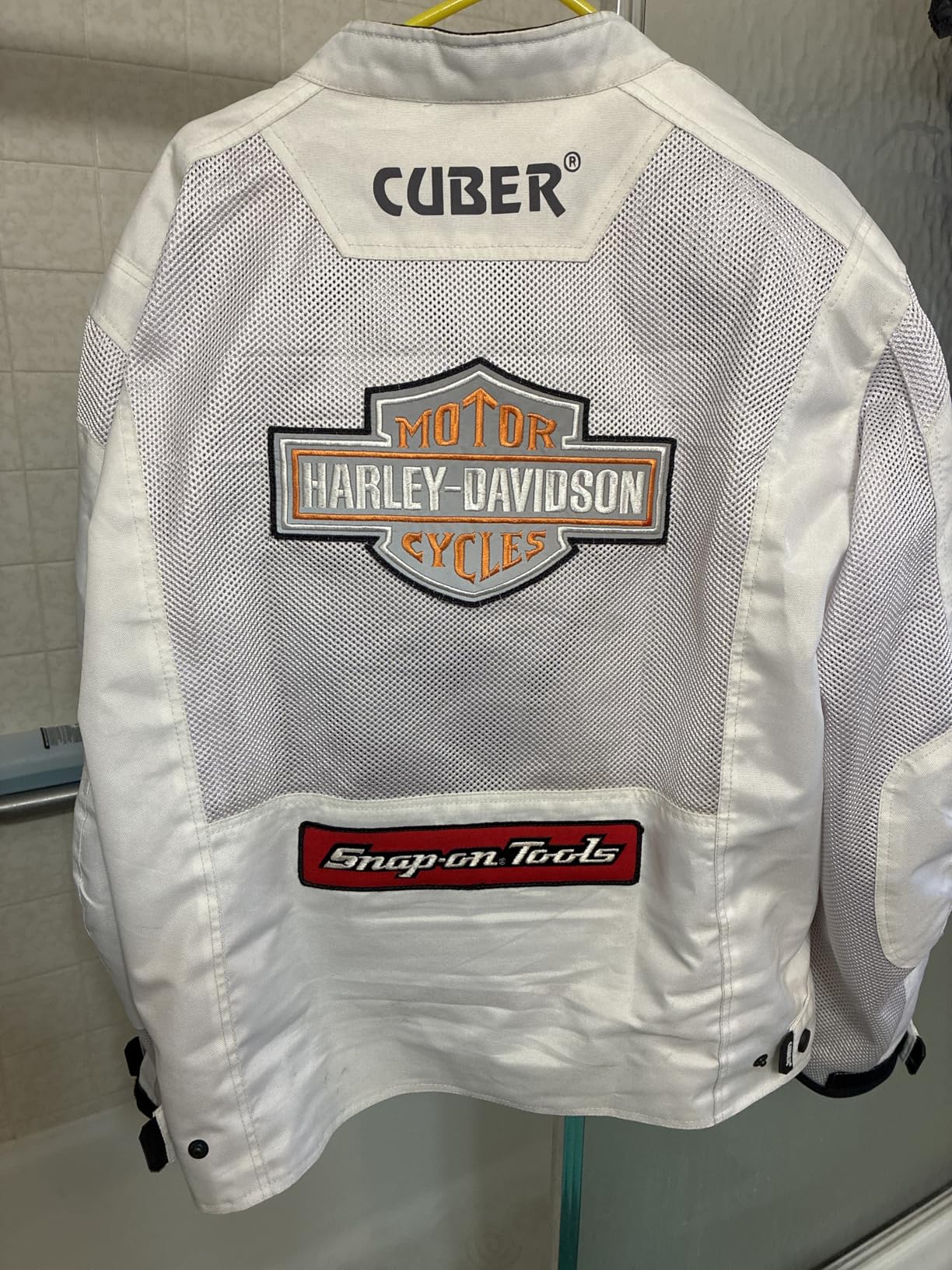 CUBER MOTORCYCLE BREATHABLE MESH JACKET MENS WITH CE ARMOR BIKERS RACING GEAR, SUMMER MOTORBIKE PROTECTIVE JACKET customer photo 1