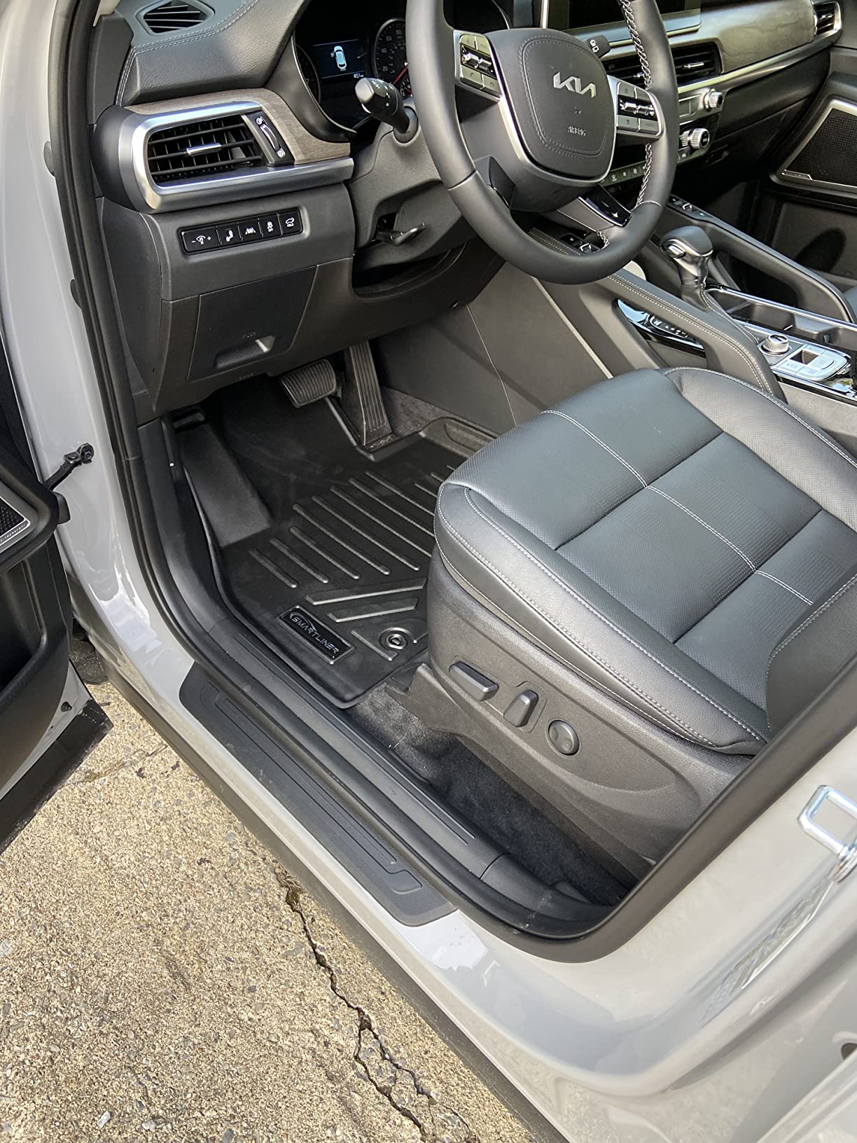 All Weather Custom Fit 3 Row Floor Mat Liner Set Compatible with 2020-2025 Kia Telluride customer photo 2