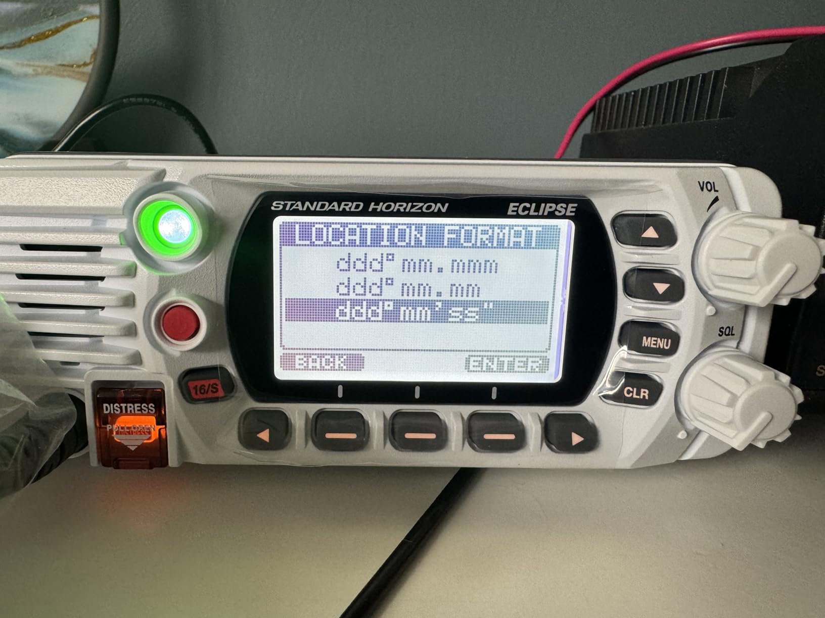 Standard Horizon GX1400 Eclipse Fixed Mount VHF Radio - White customer photo 1