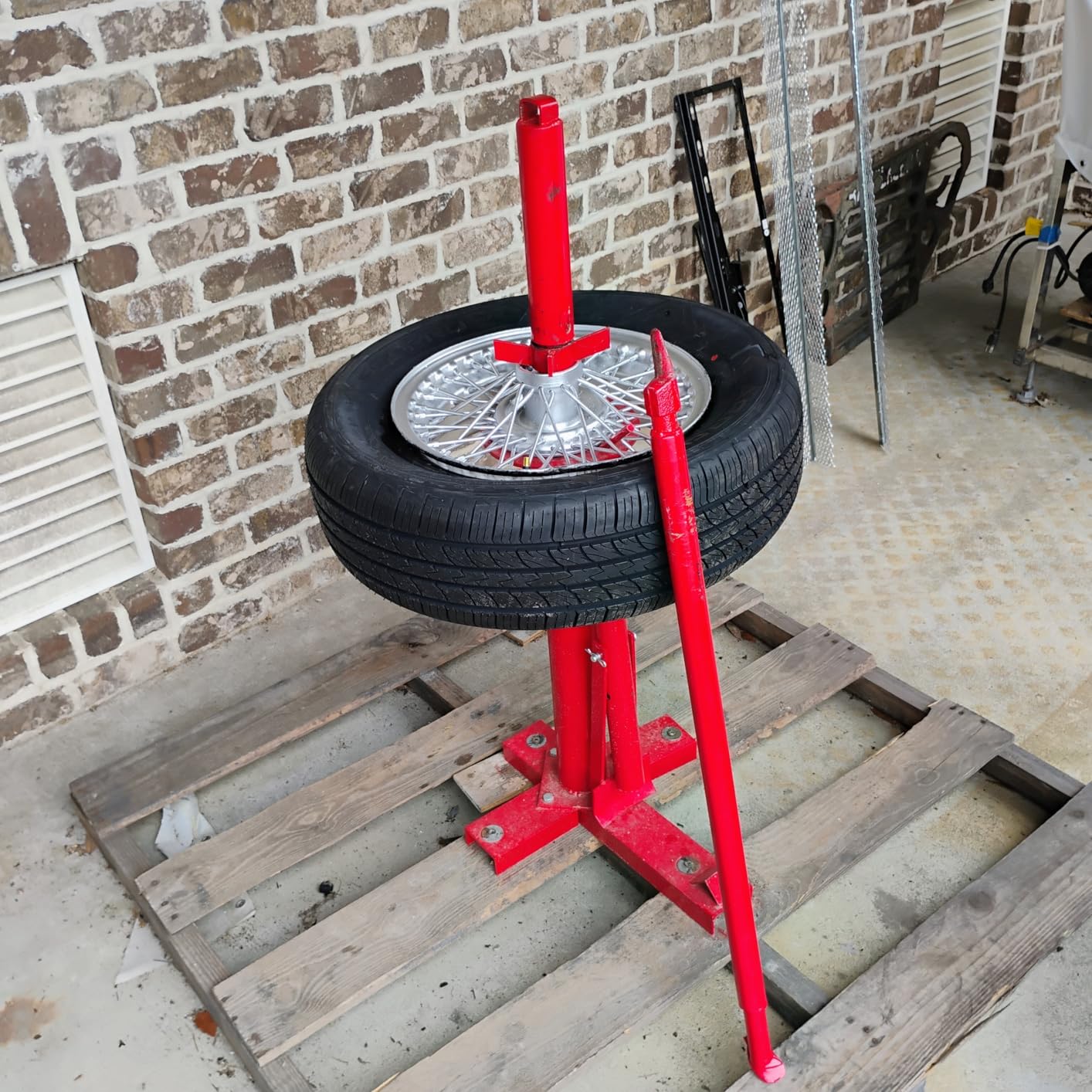 TUFFIOM Manual Tire Changer, Portable Hand Bead Breaker Mounting Tool for 8