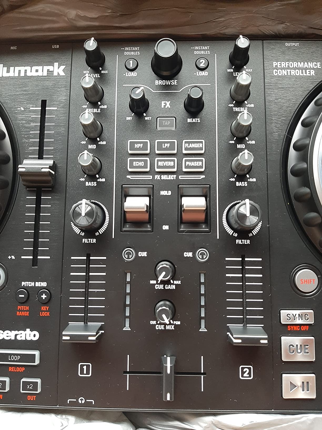 Numark Mixtrack Pro FX DJ Controller | 2-Decks, 3-Band EQ DJ Mixer, 16 Pads, 2 Effects Paddles, Audio Interface, Serato DJ Lite customer photo 1
