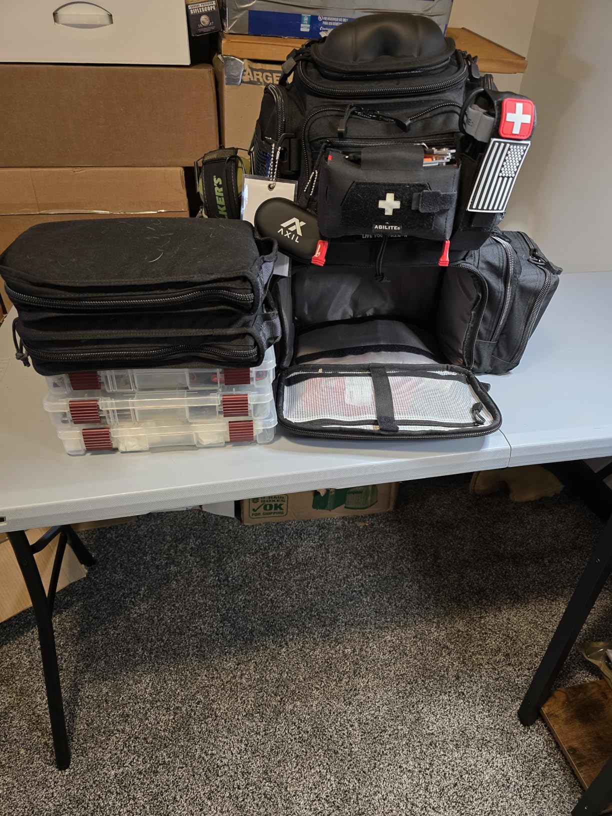 TIDEWE Tactical Range Backpack for Handguns, Gun Range Bag | 5 Pistol Cases, 6 Magazine Slots, Large Capacity, Durable Build, Organized Compartments, MOLLE System, Rain Cover customer photo 1