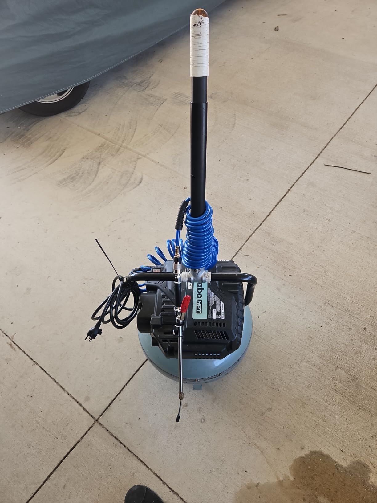 Metabo HPT Portable Pancake Air Compressor, 6 Gallon 200 PSI, EC914S | 4 CFM Flow Rate, Powers Multiple Framing Siding Roofing Nailers customer photo 2