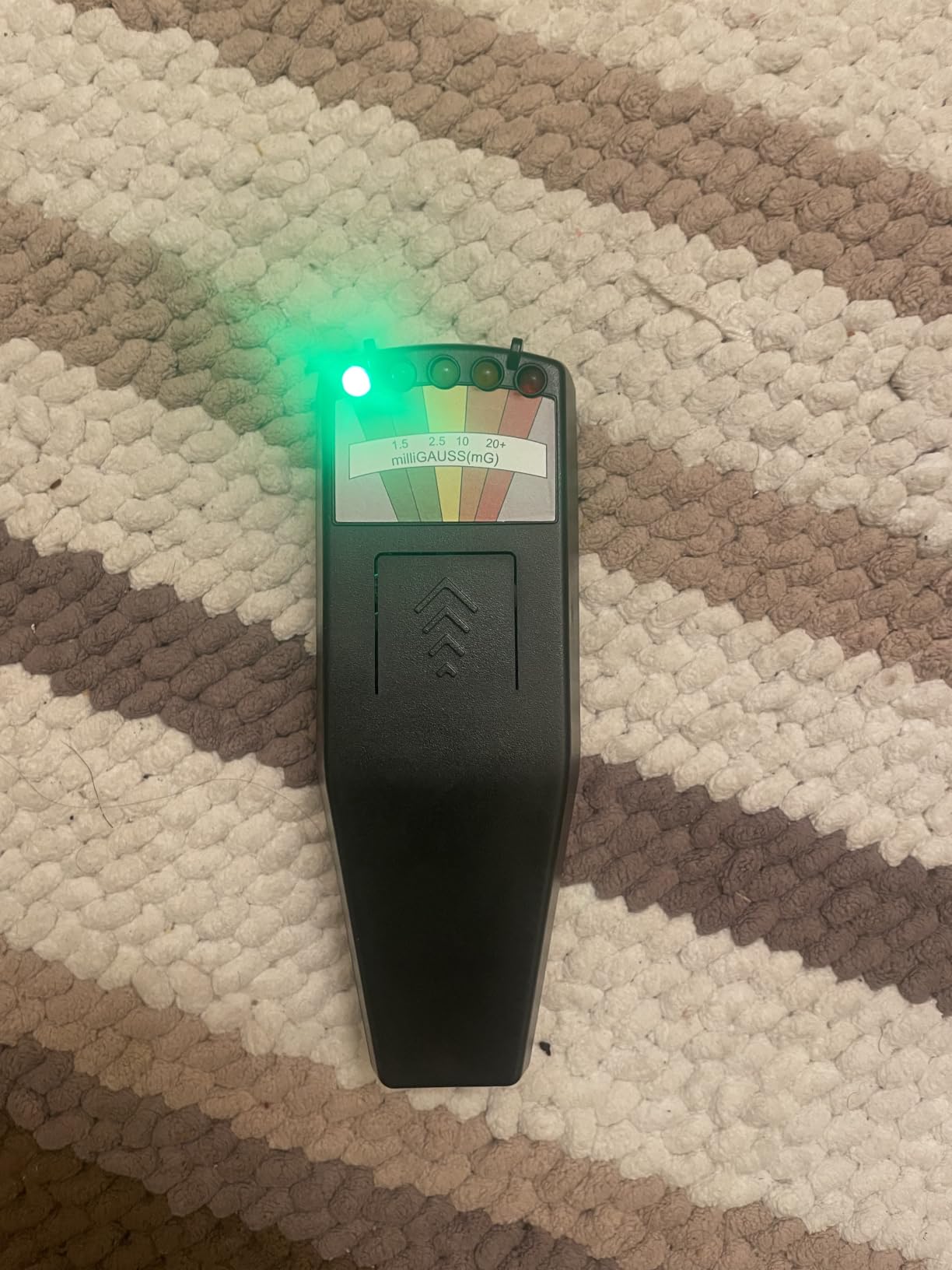 color tree Handheld LED EMF Magnetic Field Ghost Hunting Detector Electromagnetic Paranormal Equipment Tester 50Hz-20,000Hz Black customer photo 2