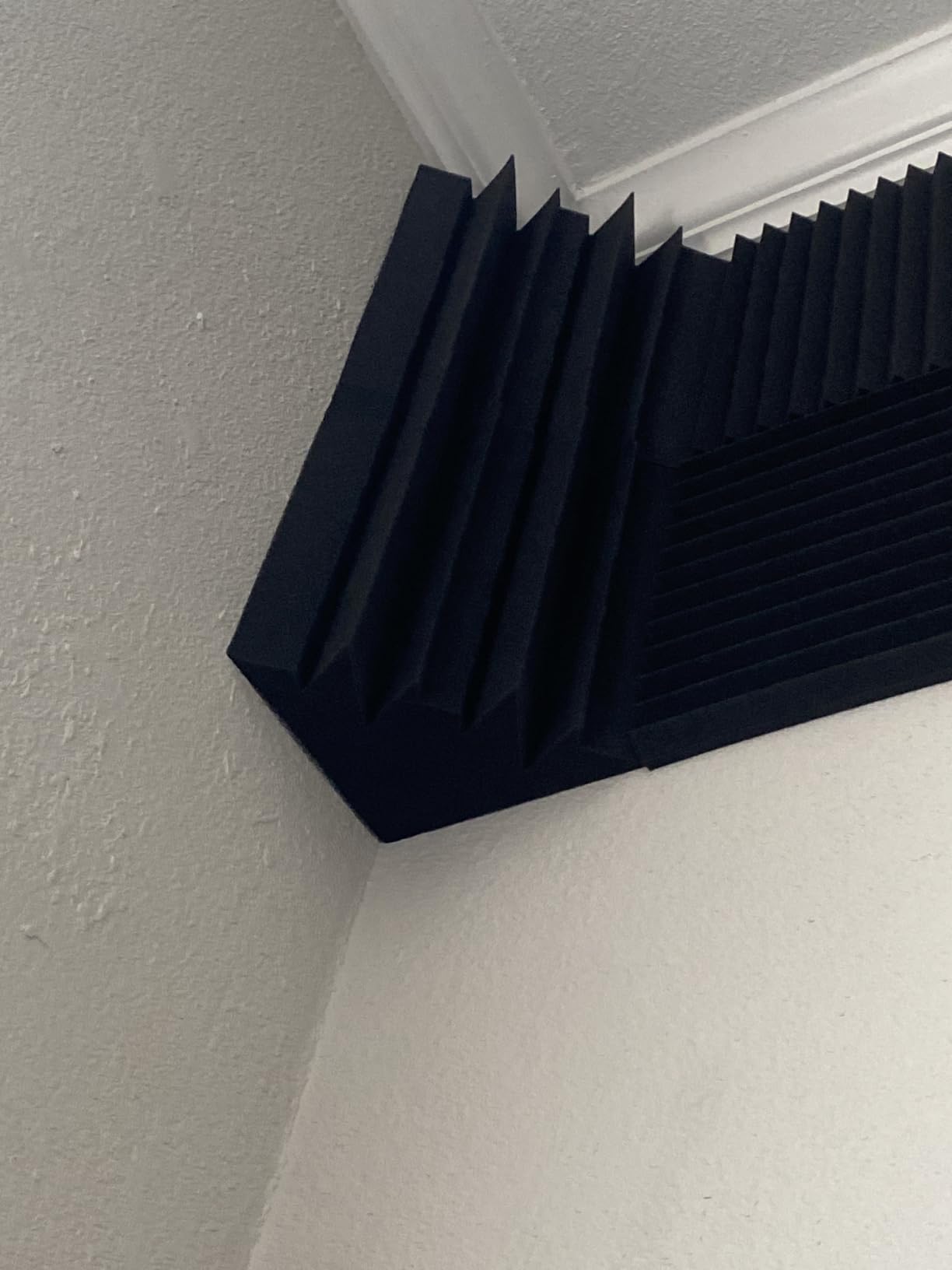 8 Pack - Bass Traps Acoustic Foam Corner, 8''x8''x12'' Black Bass Traps Corner Studio Foam, High Density and Fire-Proof Acoustic Panels Recording Studio Acoustical Treatments customer photo 1