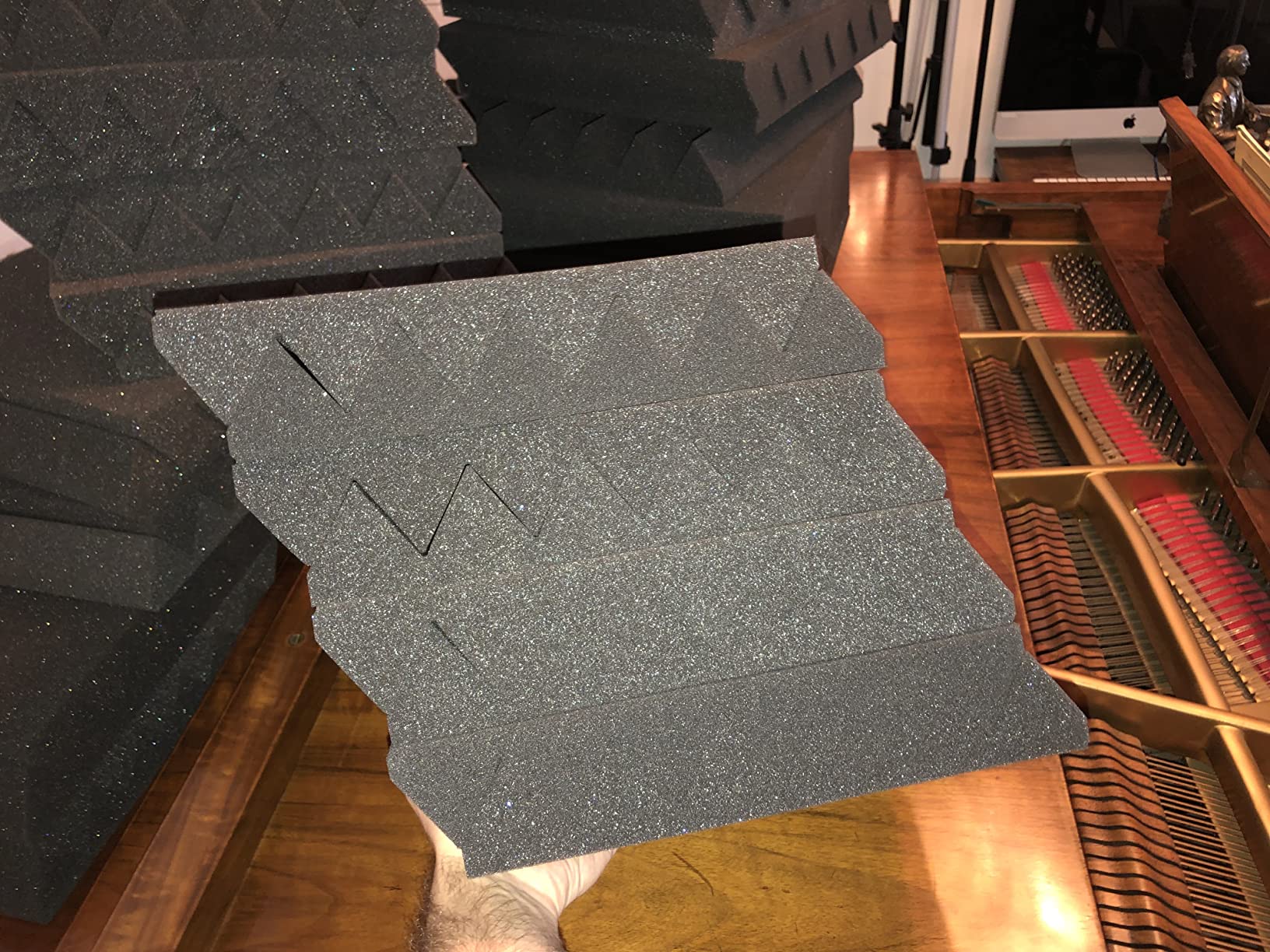 JBER 12 Pack Acoustic Foam Panels, 1