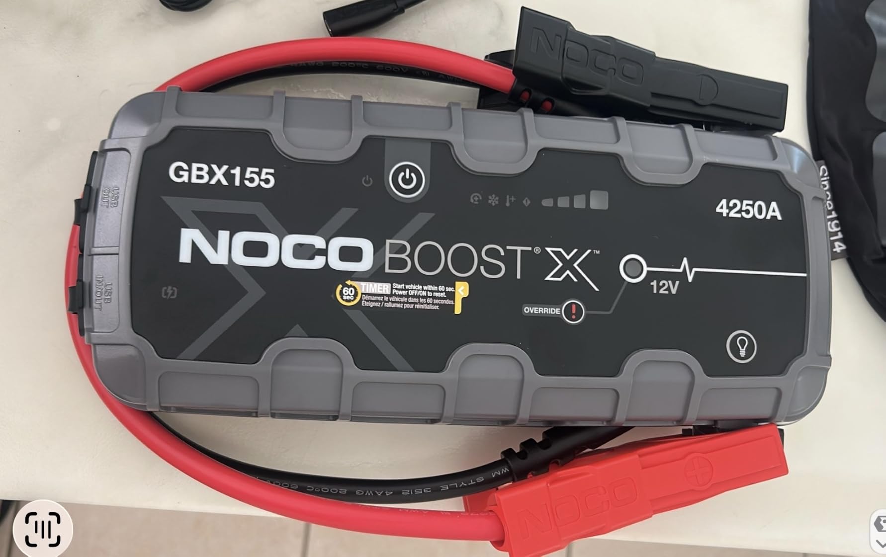 NOCO Boost X GBX155: 4250A UltraSafe Jump Starter - 12V Lithium Battery Booster Pack customer photo 1