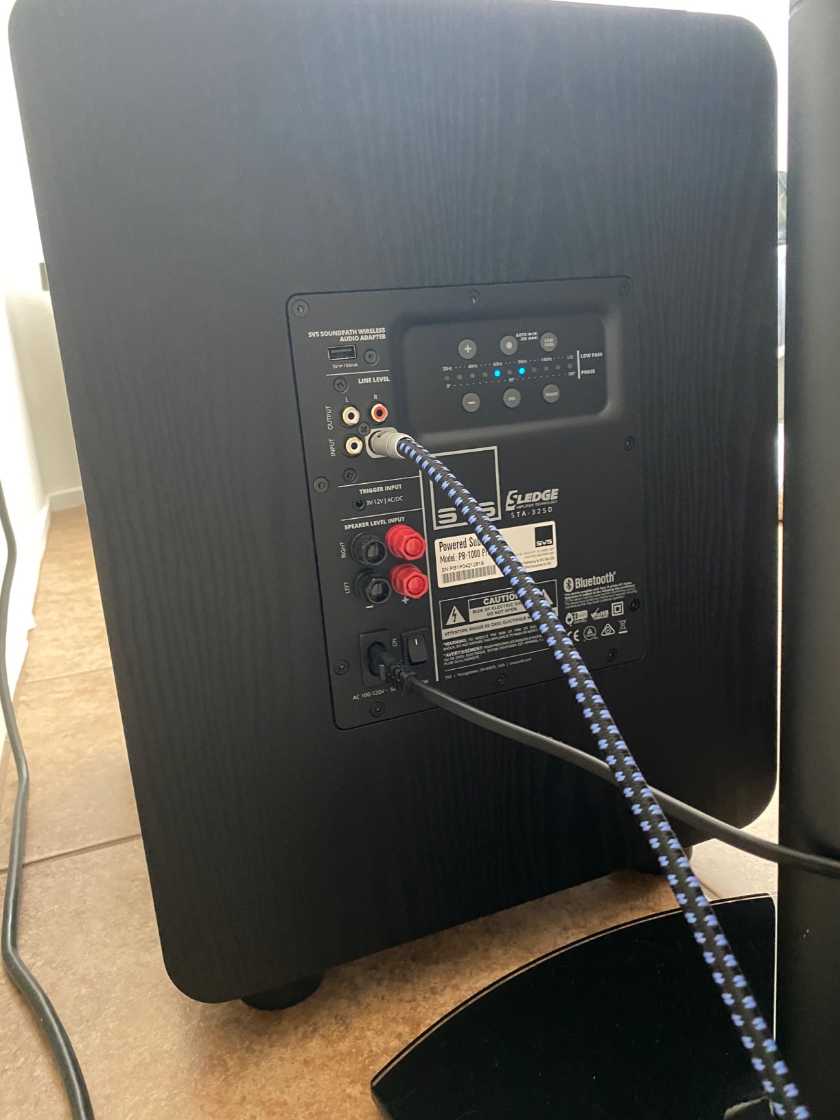 SVS PB-1000 Pro Subwoofer (Black Ash) | 12-in Driver, 325 Watt RMS, Ported Cabinet customer photo 1