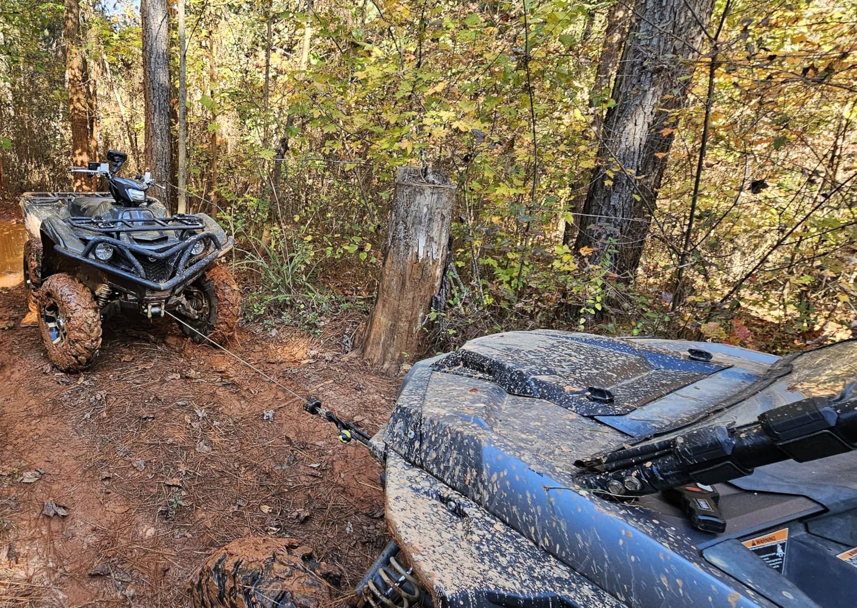 ZESUPER 4500 lb Electric Winch 12V Synthetic Rope Waterproof IP67 ATV UTV with Wireless Remote Handheld Control Hawse Fairlead customer photo 1