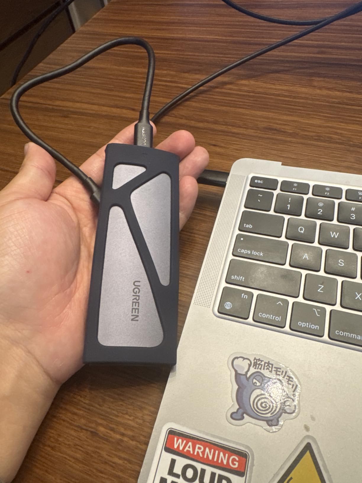UGREEN SSD Enclosure Tool-Free USB C External 10Gbps M.2 NVMe to USB Adapter/Reader Supports M and B&M Keys and Size 2230/2242/2260/2280 SSDs customer photo 2