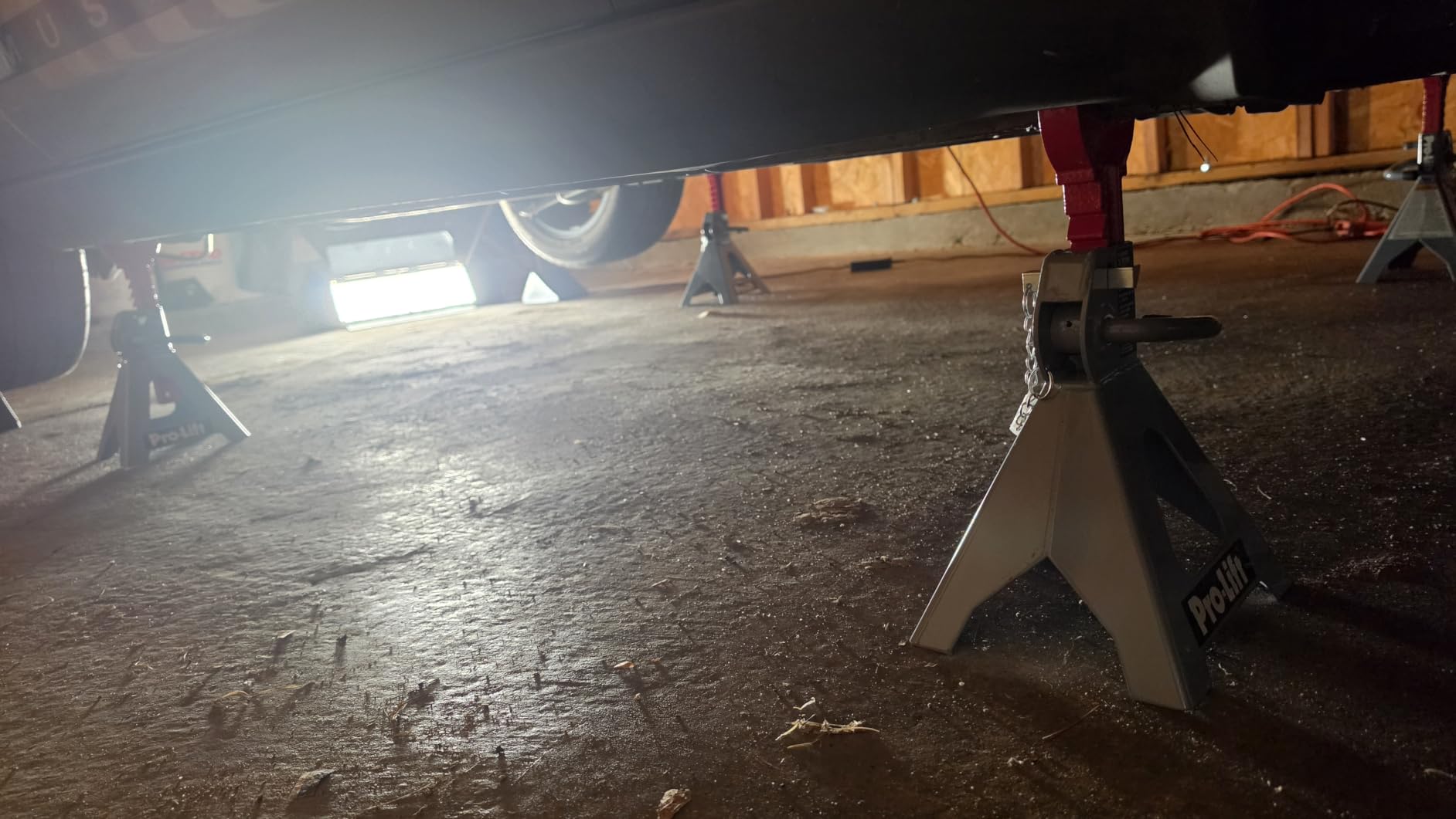 Pro-LifT PL3300 Heavy Duty Jack Stands For Car - 3 Ton in Pair with Double Pins - Handle Lock and Mobility Pin for Extra Safety - Great for Home Auto Repair Shop, Orange customer photo 1