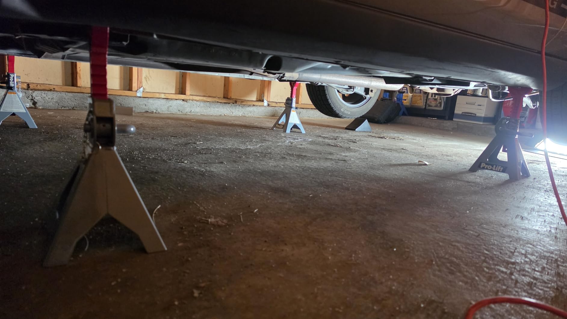 Pro-LifT PL3300 Heavy Duty Jack Stands For Car - 3 Ton in Pair with Double Pins - Handle Lock and Mobility Pin for Extra Safety - Great for Home Auto Repair Shop, Orange customer photo 2