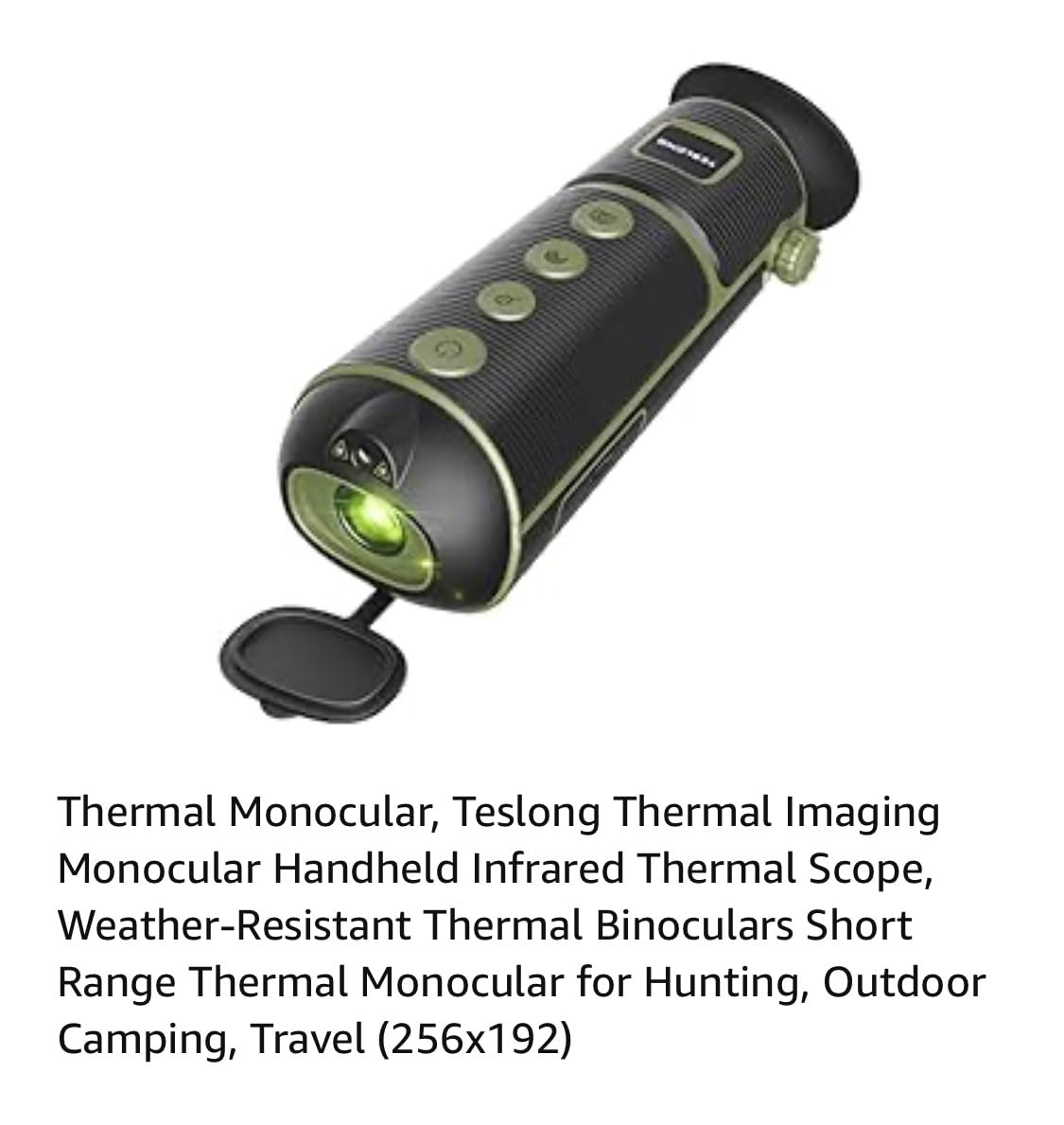 Teslong TTS260 256x192 Thermal Monocular, Super Resolution 512x384, 25Hz Thermal Imaging Camera with 12mm Lens, 10H Battery Life, 8 Color Palettes, IR Night Vision Monocular for Hunting & Search customer photo 2