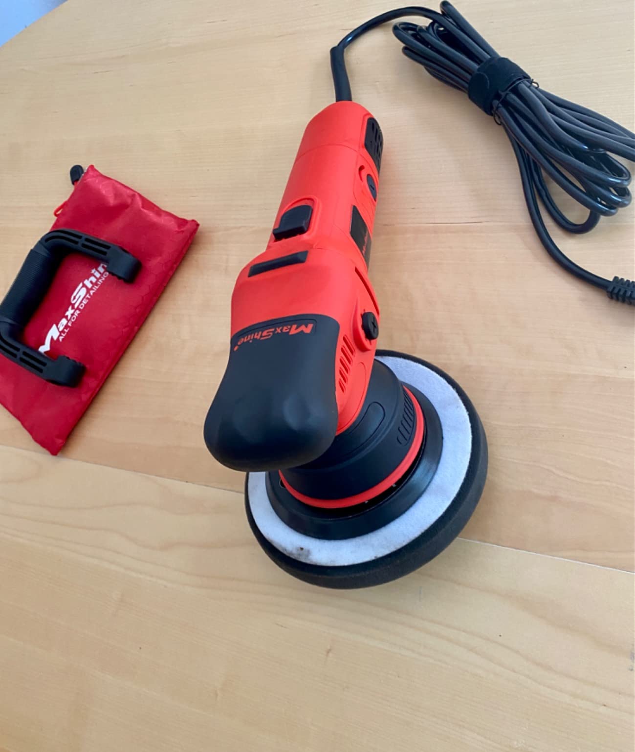 Maxshine M8S V2 Dual Action Polisher - 8mm Throw Random Orbital Buffer, 1000W Detailing Machine with 5
