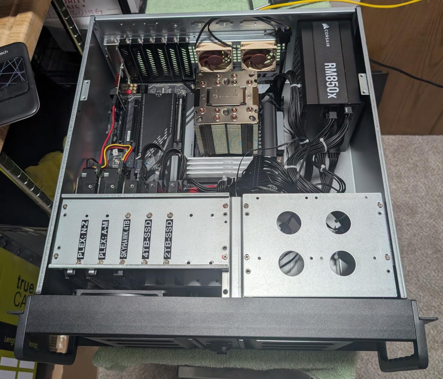 RackChoice 4U Rackmount Server Chassis with 3x 5.25