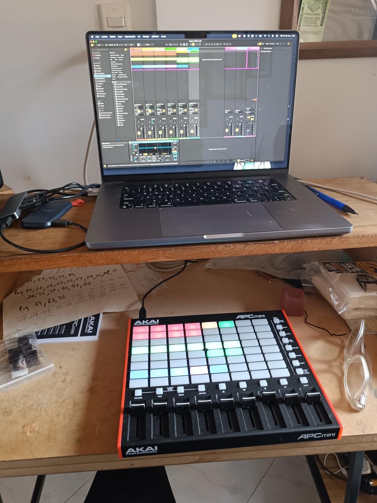 Akai Professional APC Mini MK2 USB MIDI Pad Controller | 64 RGB Pads, 9 Faders, Drum and Note Mode customer photo 1