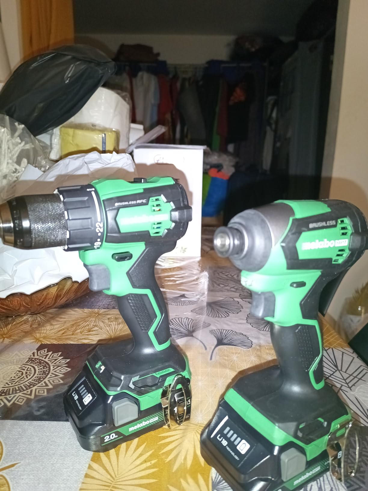 Metabo HPT 18V MultiVolt Cordless Brushless Driver Drill & Impact Driver Combo Kit, Power Tool Kit, 2 Lithium-Ion Metabo HPT Batteries and Charger, High Torque, Compact Lightweight Design, KC18DEXQB customer photo 2