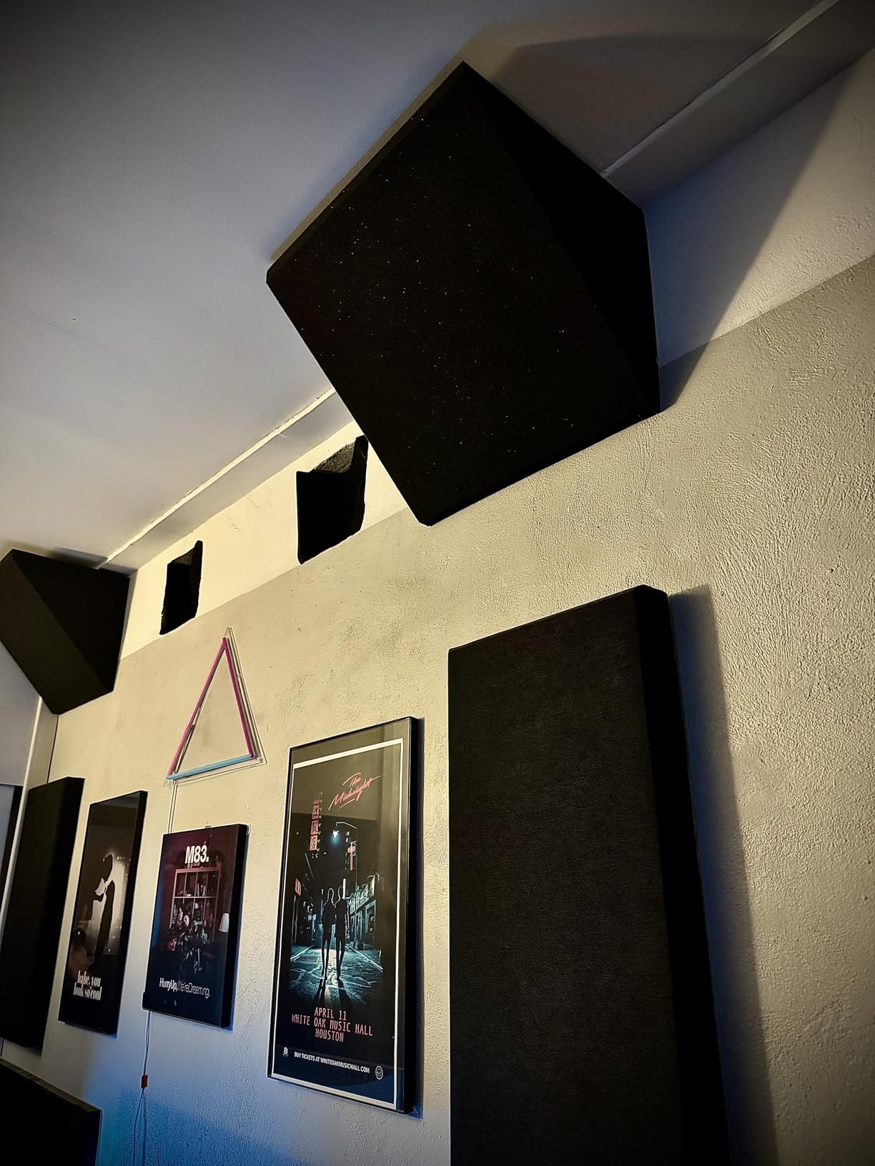 Delta Bass Traps, 16.5 x 15.8 x 12 in, for Wall Corners, 2-Pack | Stackable super chunk corner bass traps for vertical wall corners and floor-to-ceiling treatment in studios and home theaters customer photo 2