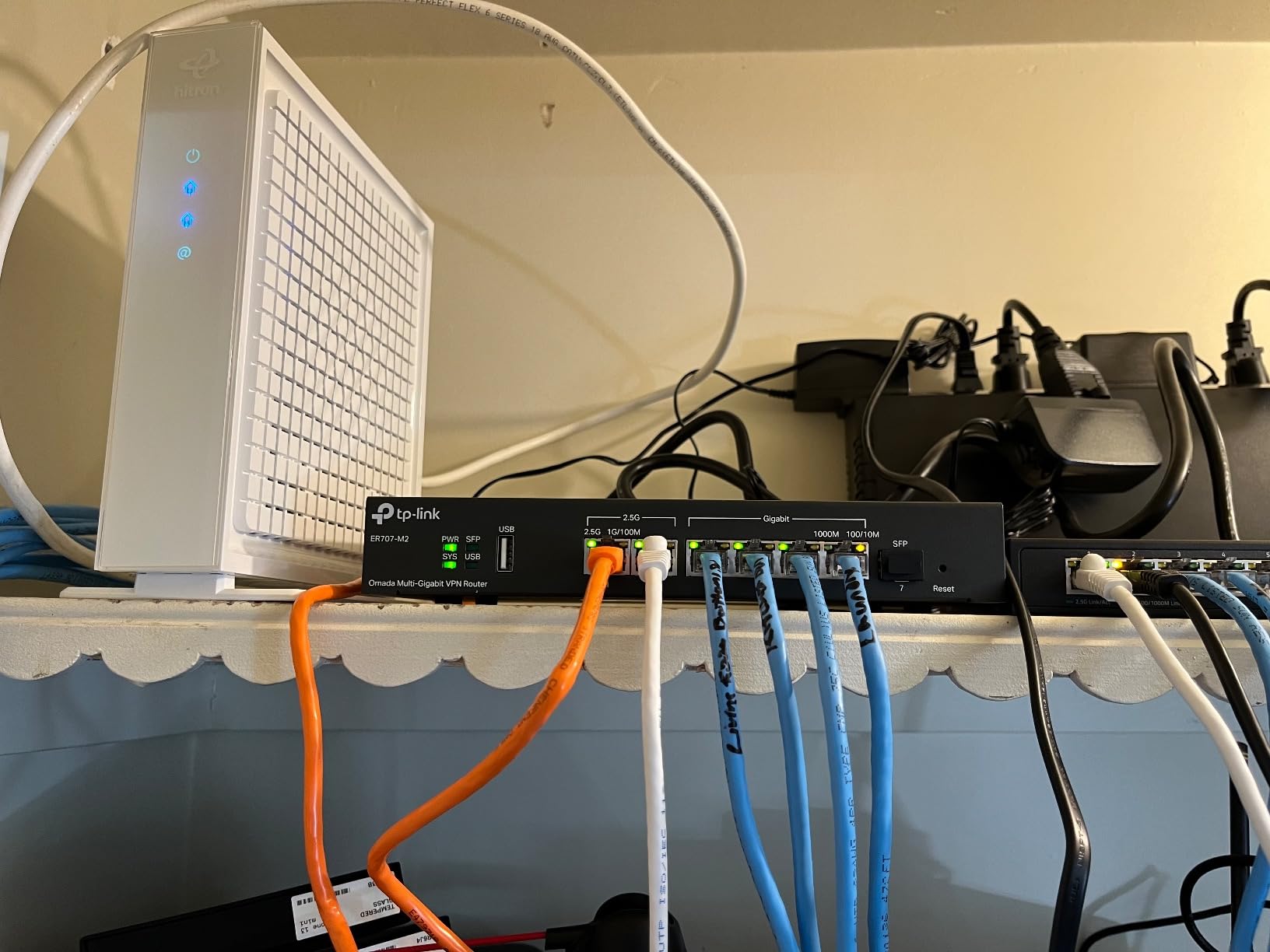 TP-Link ER707-M2 | Omada Multi-Gigabit VPN Router | Dual 2.5Gig WAN Ports | High Network Capacity | SPI Firewall | Omada SDN Integrated | Load Balance | Lightning Protection customer photo 1