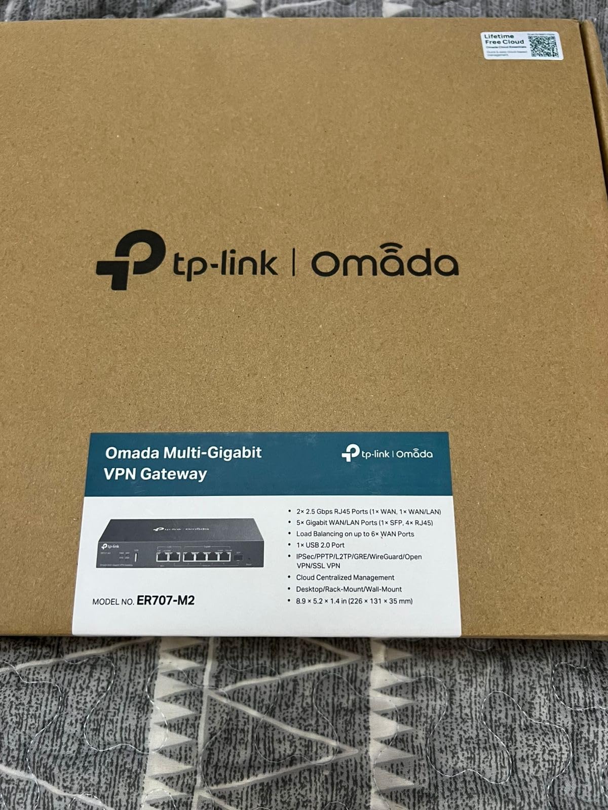 TP-Link ER707-M2 | Omada Multi-Gigabit VPN Router | Dual 2.5Gig WAN Ports | High Network Capacity | SPI Firewall | Omada SDN Integrated | Load Balance | Lightning Protection customer photo 2