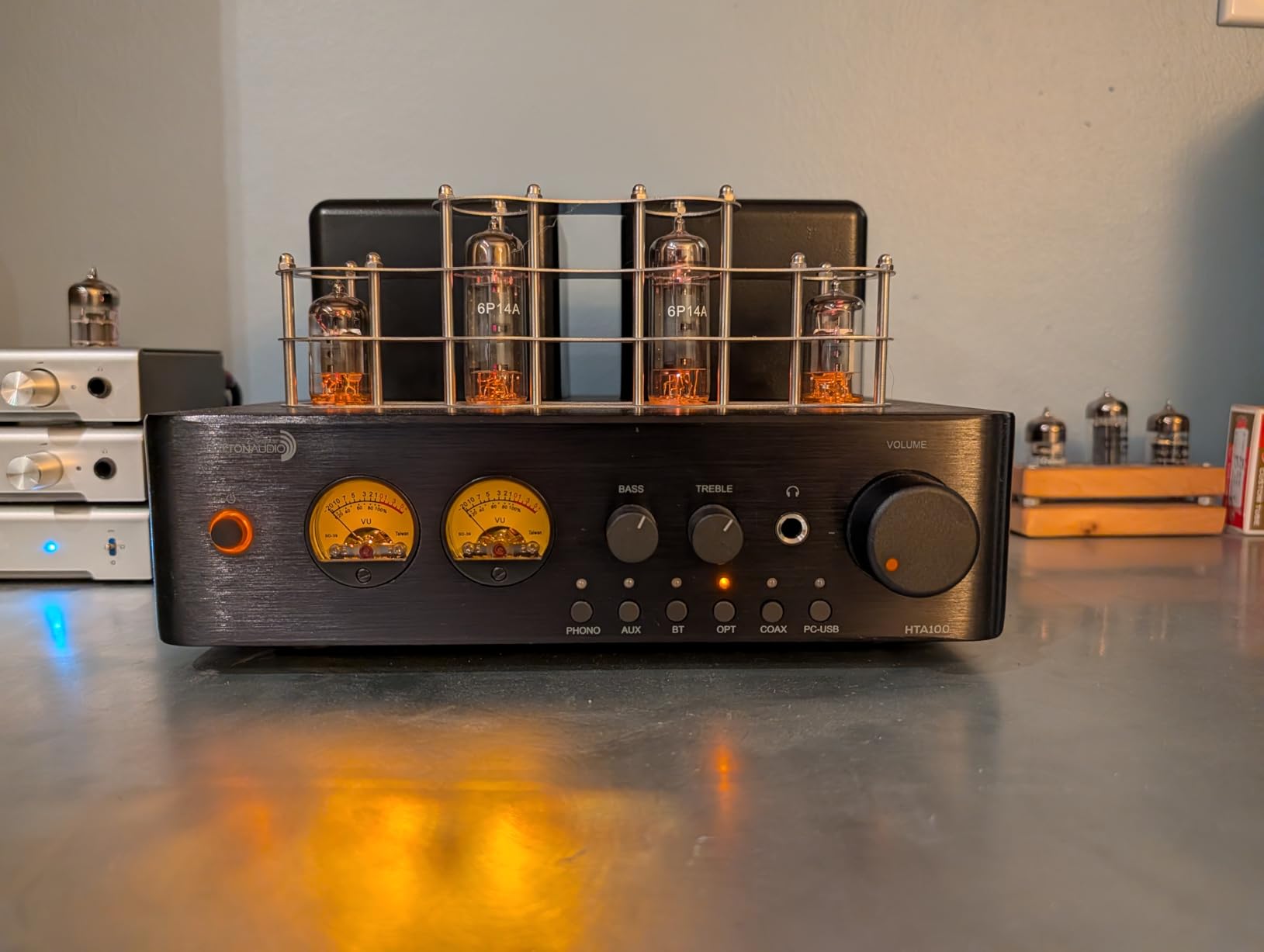 Dayton Audio HTA100 Integrated Stereo Hybrid Tube Amplifier 100 Watts customer photo 1