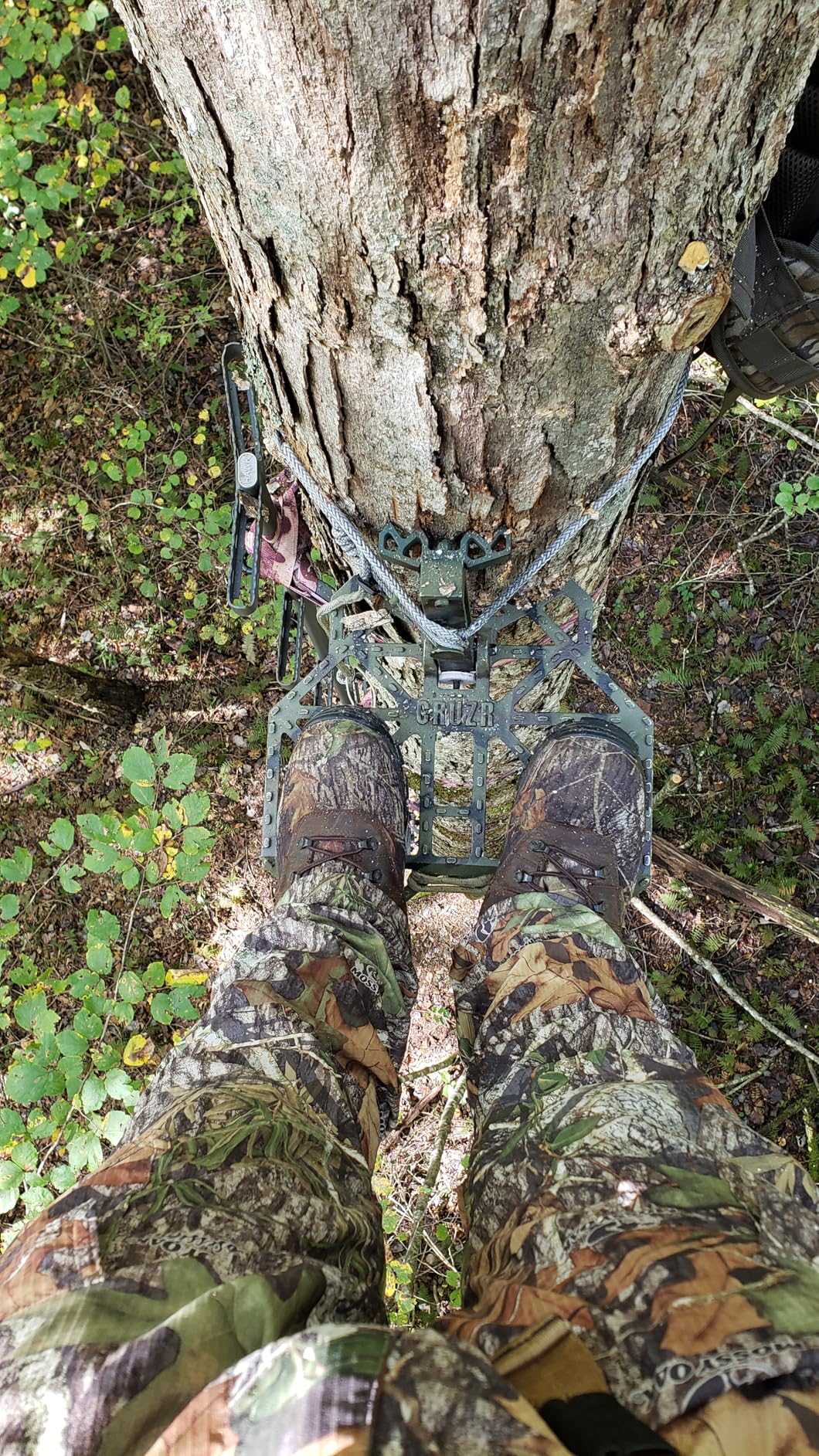 Hawk Combat Hang-On Hunting Tree Stand Platform - Adjustable Treestand for Game and Shooting customer photo 2
