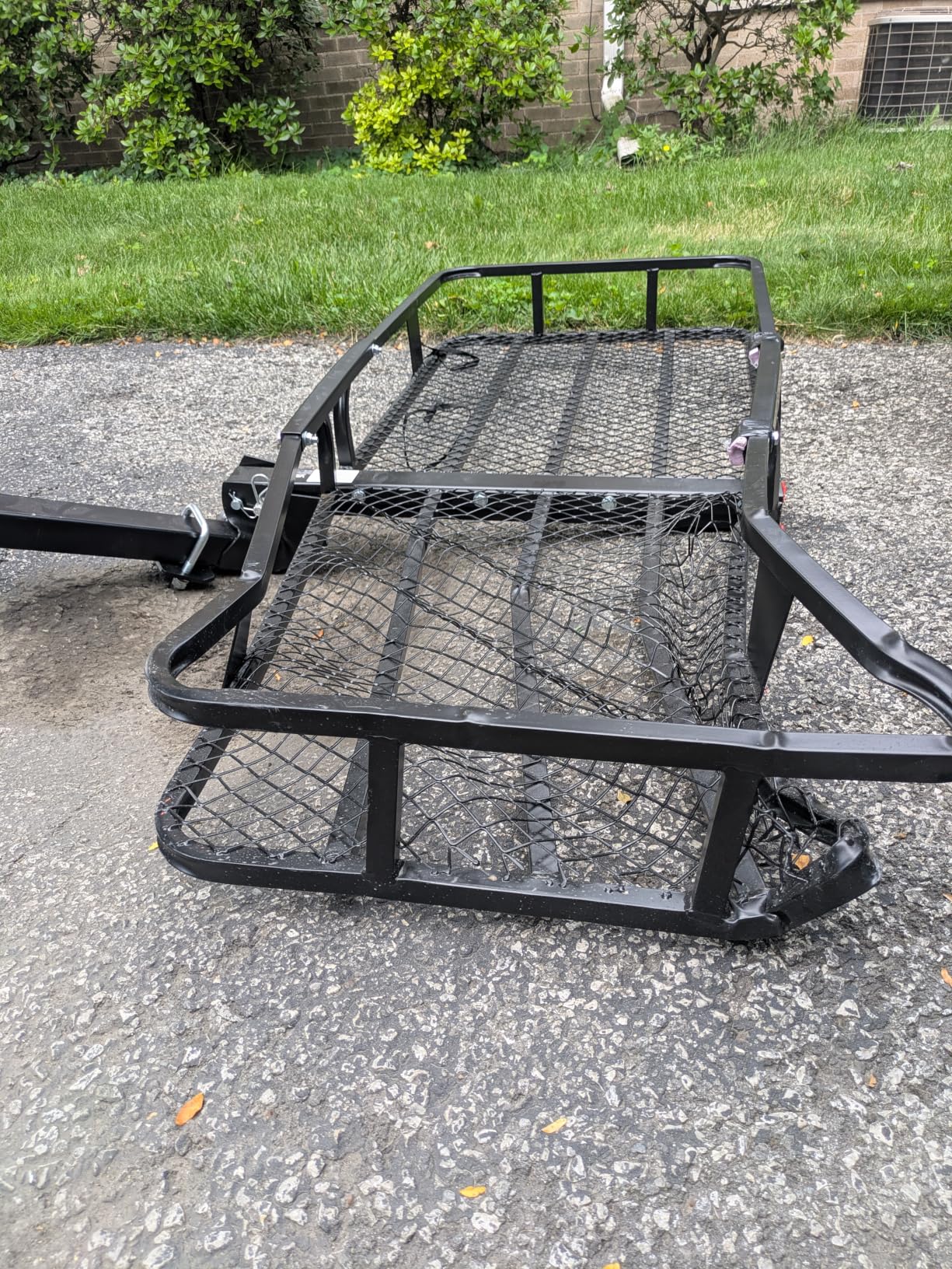 VEVOR 60 x 24 x 6 in Folding Hitch Cargo Carrier 500lbs Capacity | High Strength Steel Luggage Basket with Waterproof Bag, Fits 2