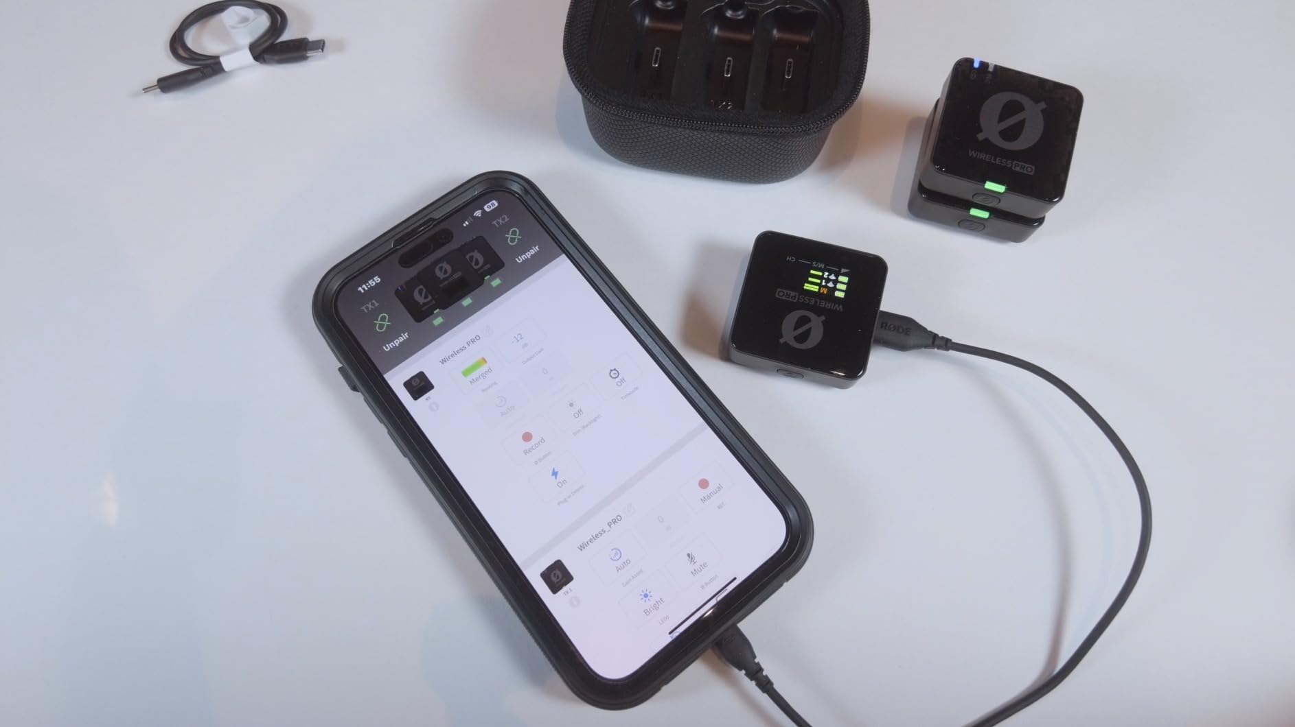 RODE Wireless PRO Compact Wireless Microphone System with Timecode, 32-bit Float On-board Recording, 2 Lavalier Microphones and Smart Charge Case for Filmmaking and Content Creation customer photo 2