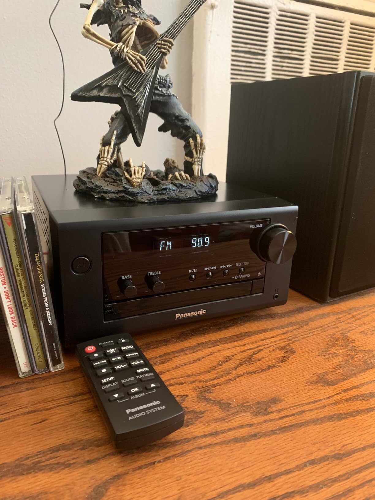 Panasonic Compact Stereo System with CD Player, Bluetooth, FM Radio and USB, 80W - SC-PM700PP-K (Black) customer photo 2