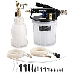 2L Vacuum Brake Bleeder Pump Kit with 16 PCS Adapter | Pneumatic Brake Fluid Extractor with 2 Silicon Bleed Hoses & 1L Refilling Bottle customer photo 1