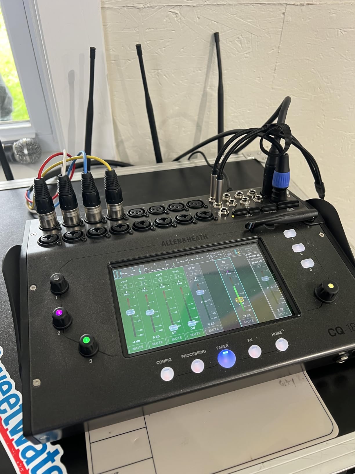 Allen & Heath CQ-12T Digital Mixer with 7-inch Touchscreen and Bluetooth customer photo 2