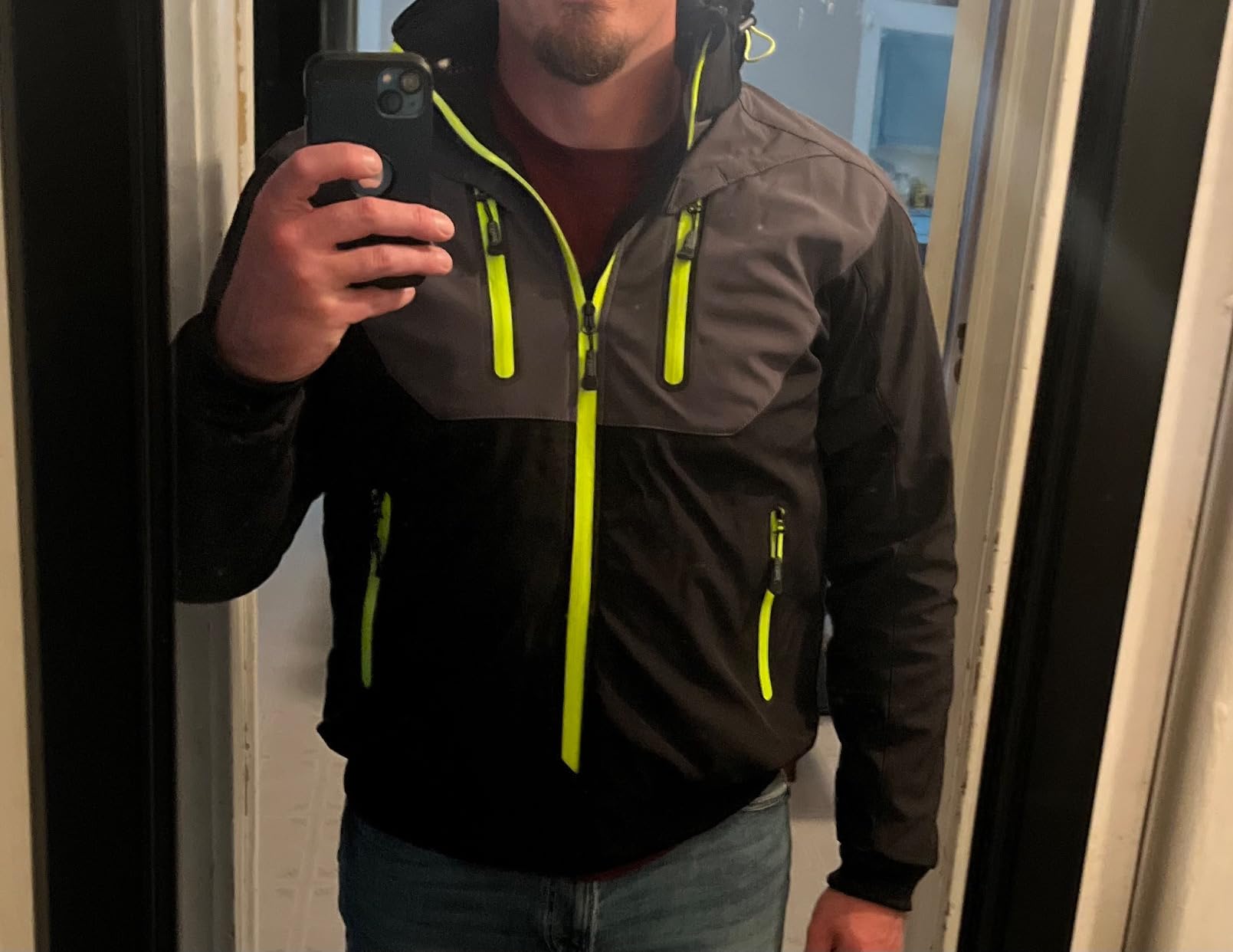 BORLENI Motorcycle Jacket Men with Hood CE Approved, Thermal Liner Windproof Cold Weather customer photo 2