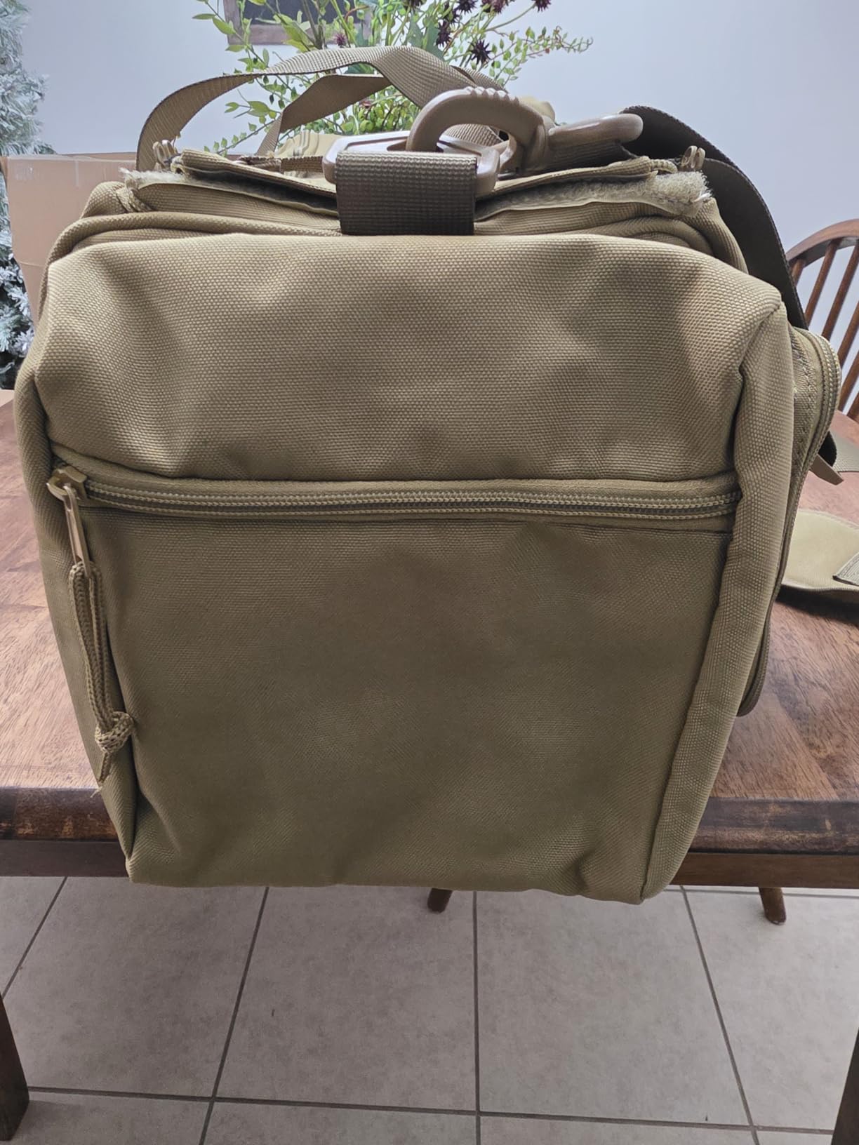 Range Bag for Handguns, 24L Tactical Pistol Case for 5+ Pistols | Holds 5+ pistols. Features 6 mag slots, 3 dividers, lockable zips, water-resistant fabric & 2 detachable MOLLE admin pouches customer photo 1
