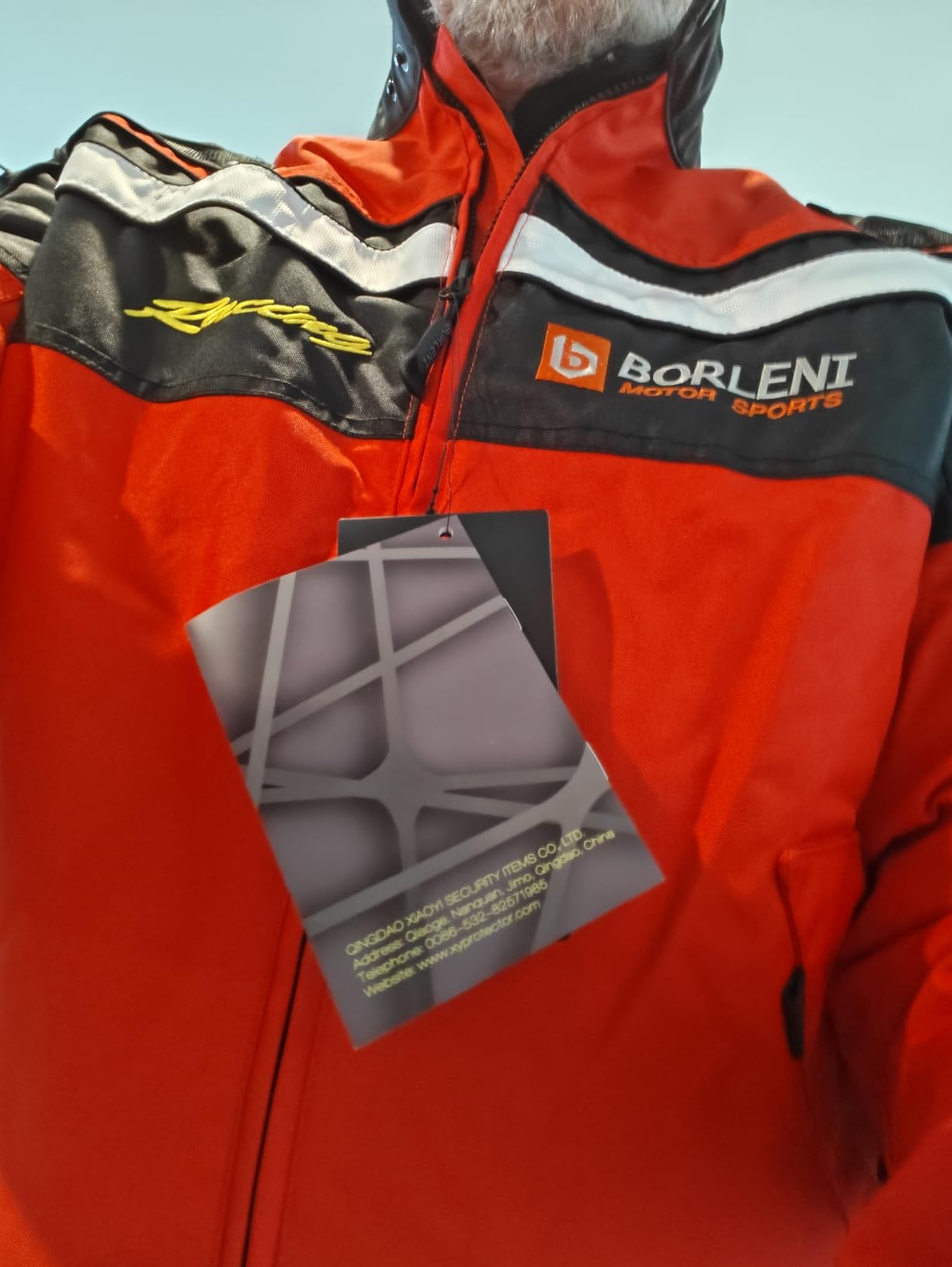 BORLENI Motorcycle Jacket Motorbike Riding Jacket Windproof Motorcycle Full Body Protective Gear CE Approved All Season customer photo 1