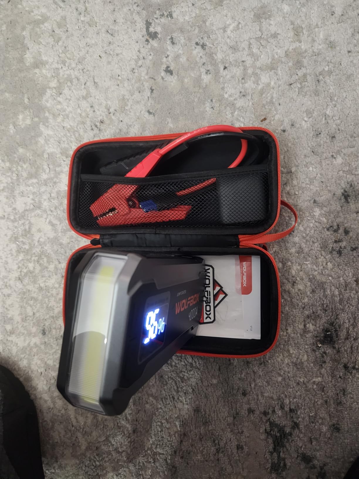 WOLFBOX 4000A Jump Starter, 12V Car Battery Jumper Starter Portable with 65W Quick Charger customer photo 1