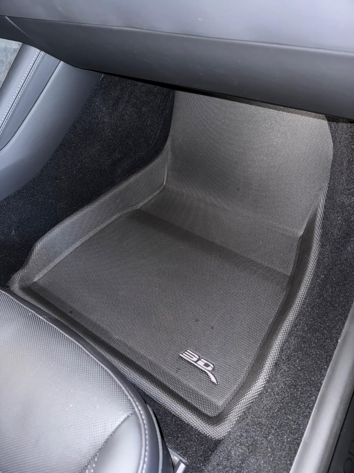 Custom Fit Kagu Floor Mat (Black) Compatible with Tesla Model 3 Highland 2024-2026 - Full Set | All-Weather Protector, Waterproof, Easy-Install, Heavy Duty Custom-Fit Floor Liners - Full Set customer photo 2