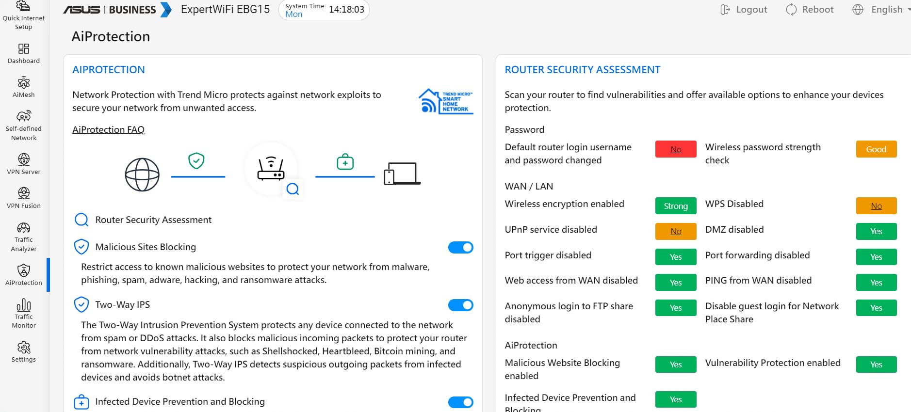 ASUS ExpertWiFi EBG15 Gigabit VPN Wired Router with Multi-WAN and USB WAN customer photo 1