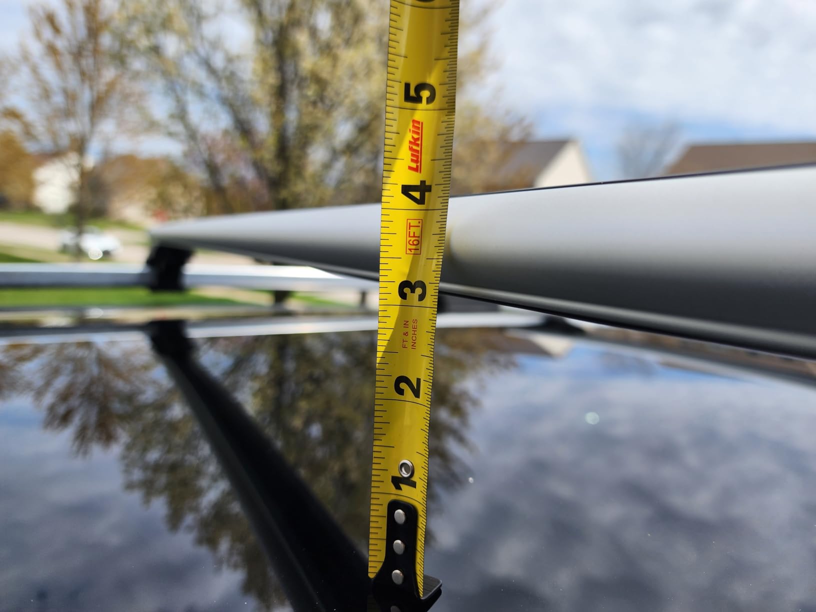 Roof Rack Cross Bars with 4 Anti-Theft Locks | Heavy-Duty Universal Roof Rack (200lbs Capacity) | Universal Cross Bars that Fit Most Raised Side Rails Vehicles/SUVs (with Gap Design) customer photo 1