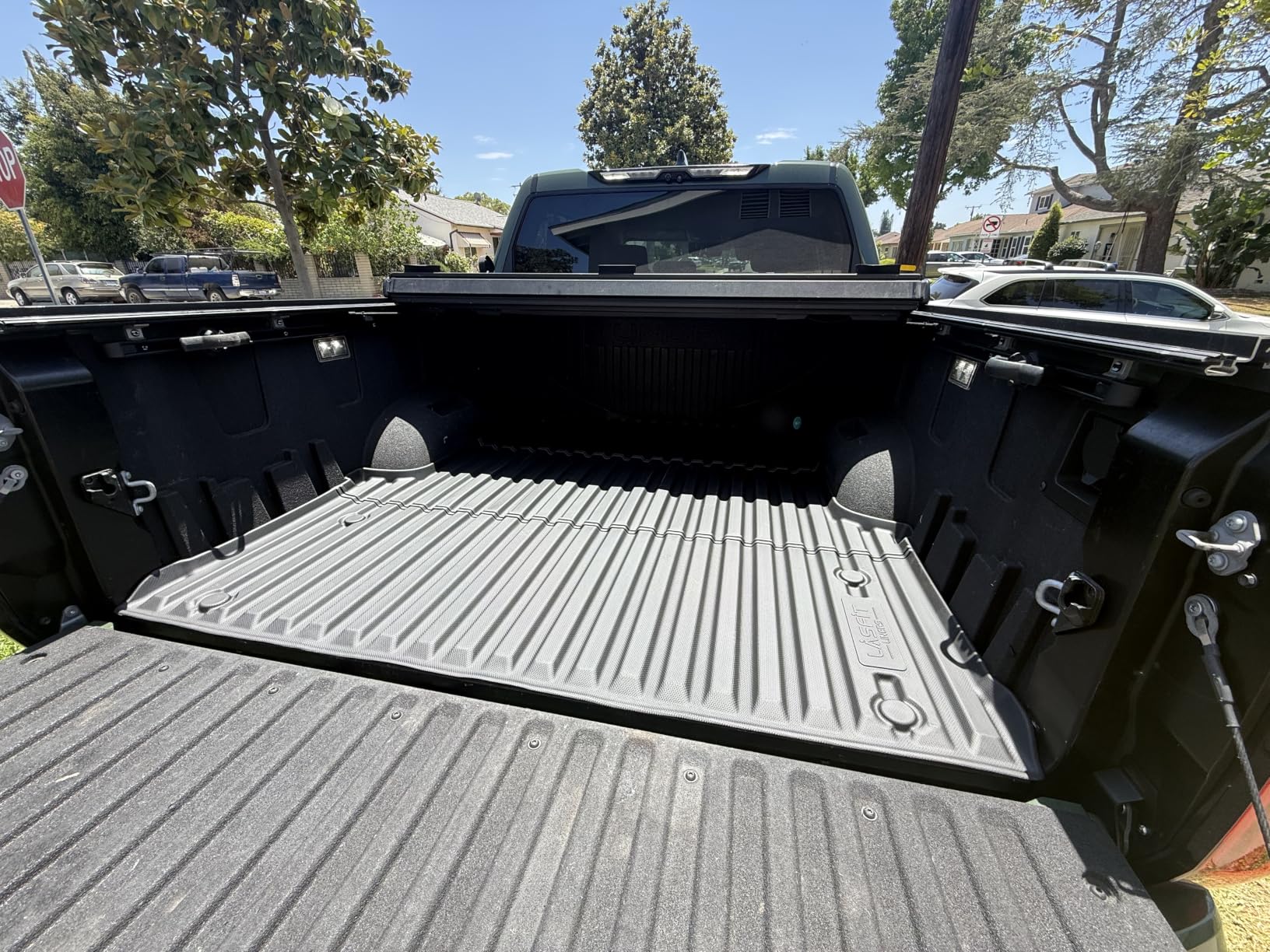 LASFIT Truck Bed Mat 2019-2026 for Chevrolet Chevy Silverado 1500 | GMC Sierra 1500 (Only Fit 5.8FT Bed), Bed Liner for Chevy Silverado GMC Sierra 1500, Not Fit Optional CarbonPro Bed customer photo 1