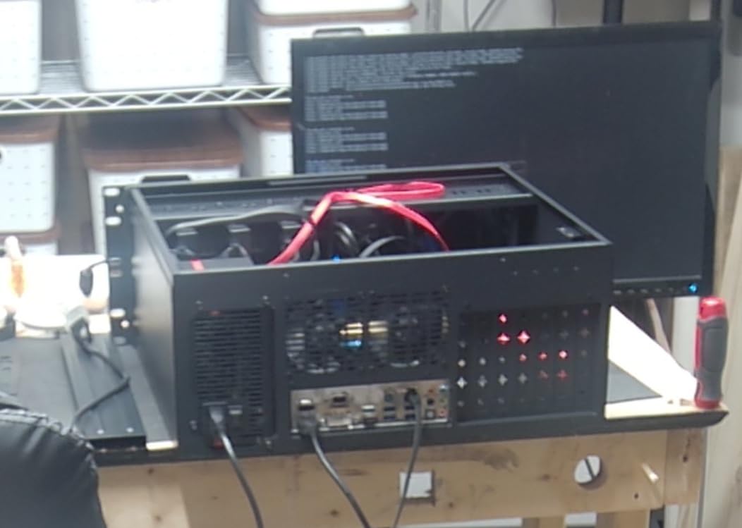 4U Server Cabinet Case - Rackmount Server Chassis with 7 PCI Slots, Lockable with Key customer photo 1